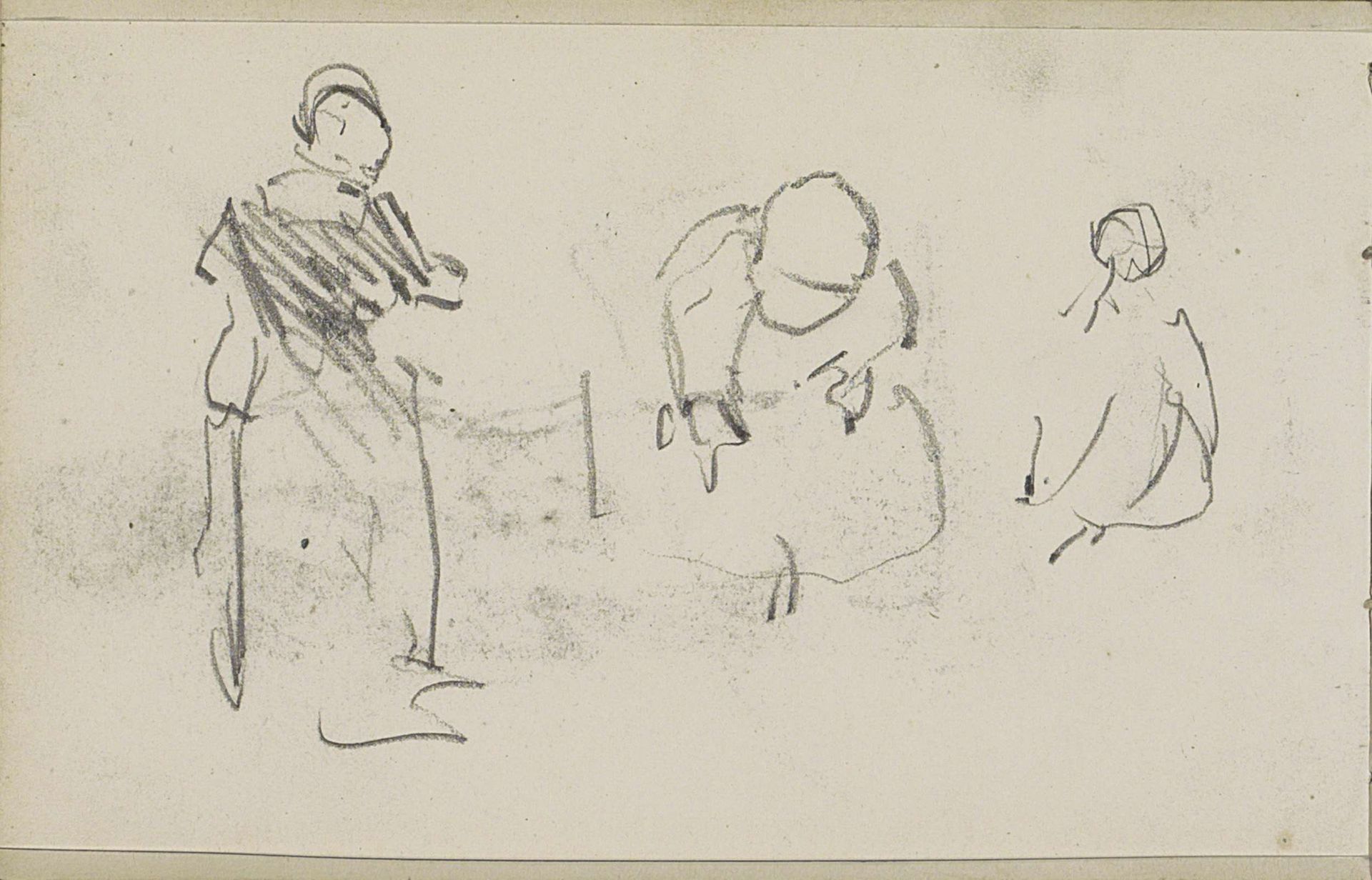 Drie Volendamse vrouwen by George Clausen