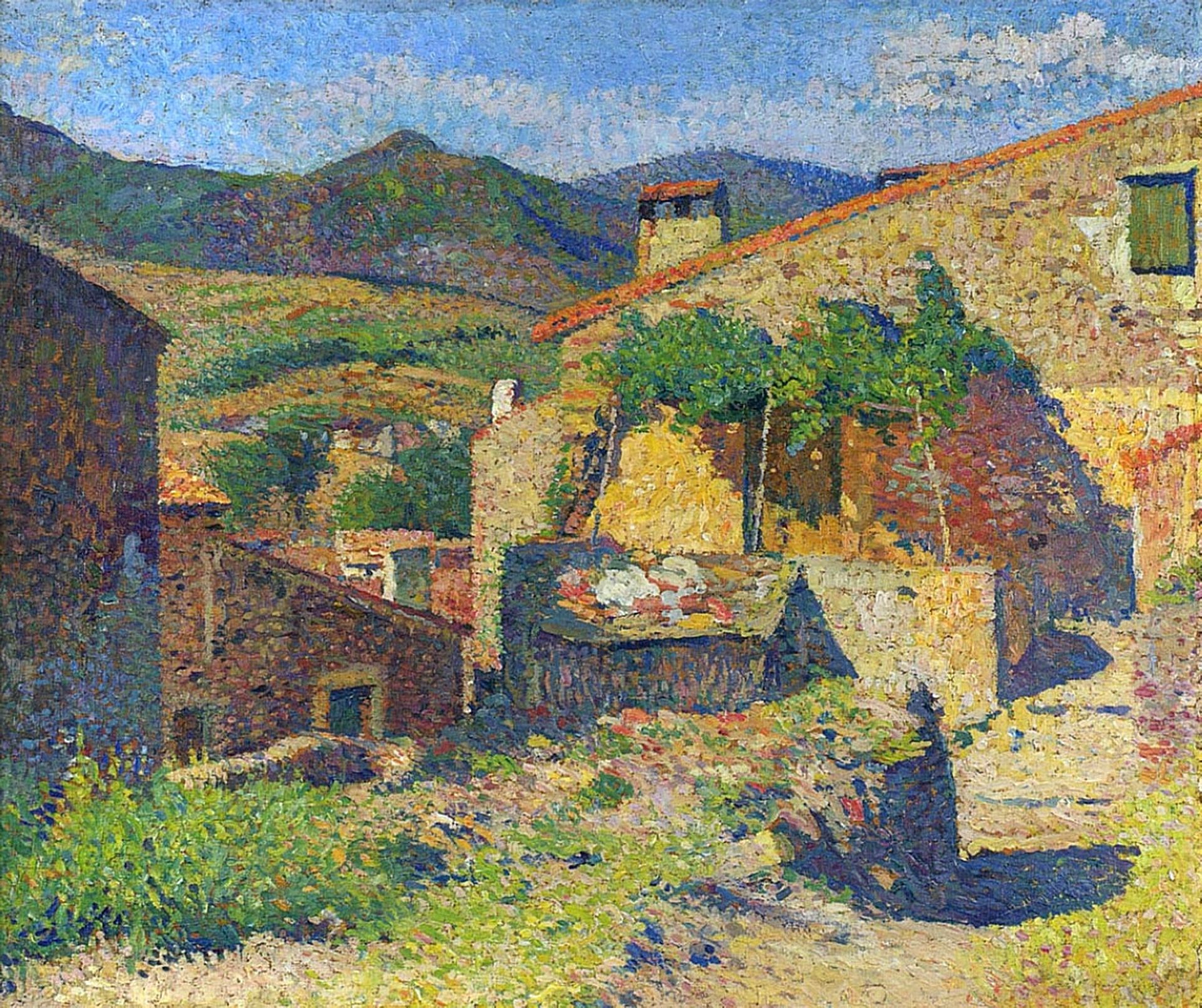 Village Street by Henri Martin