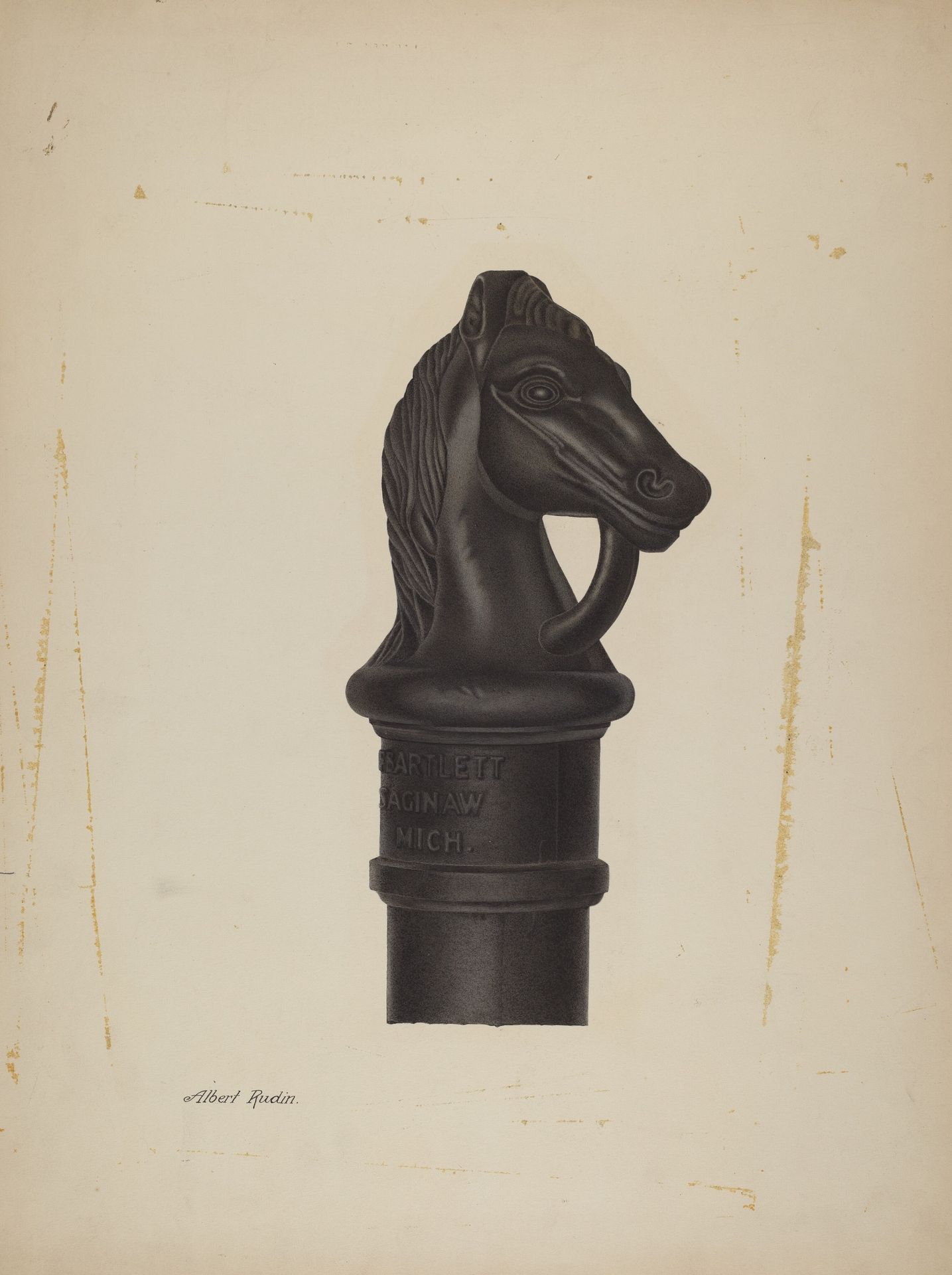Hitching Post by Albert Rudin