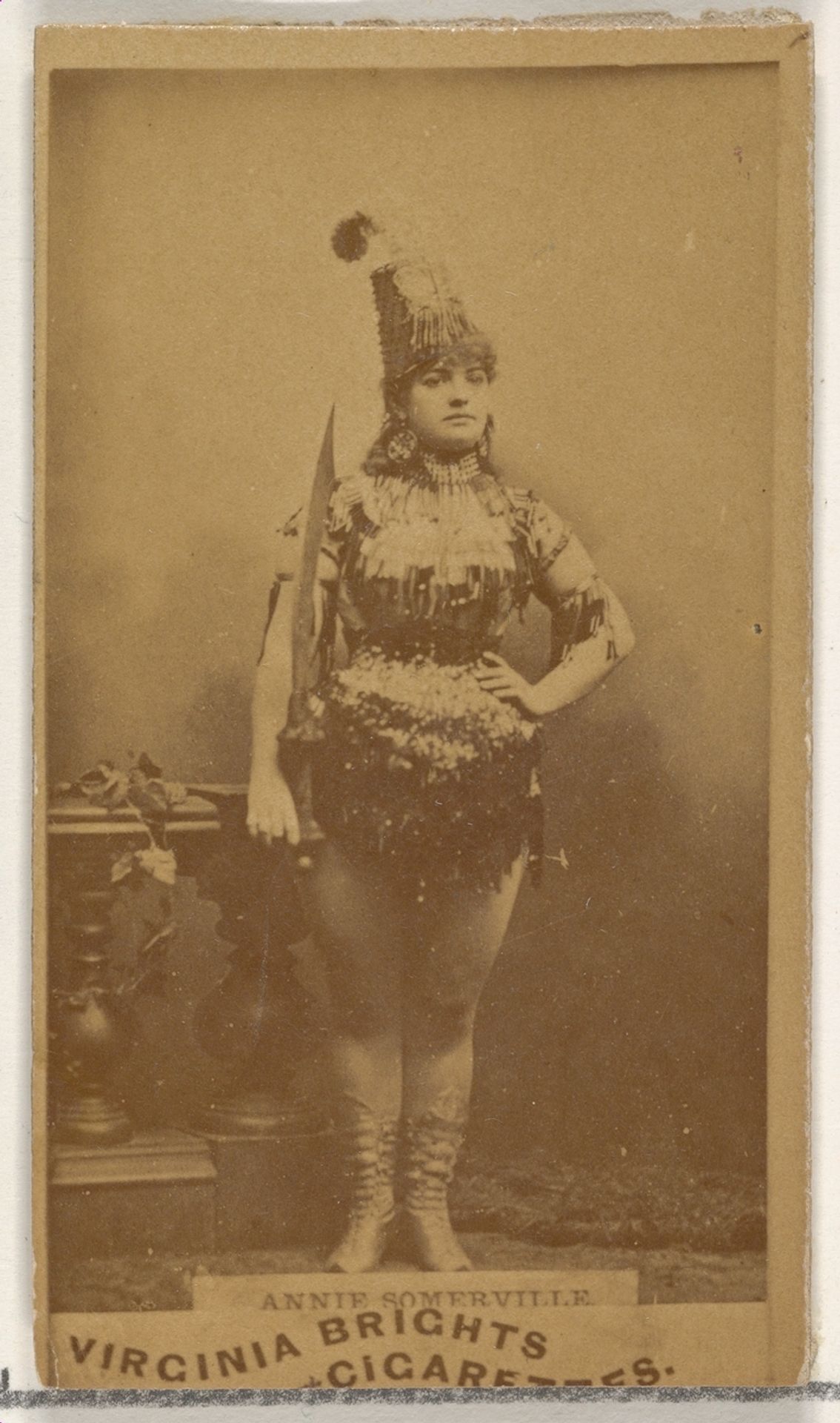 Annie Somerville, from the Actors and Actresses series (N45, Type 1) for Virginia Brights Cigarettes by Allen & Ginter