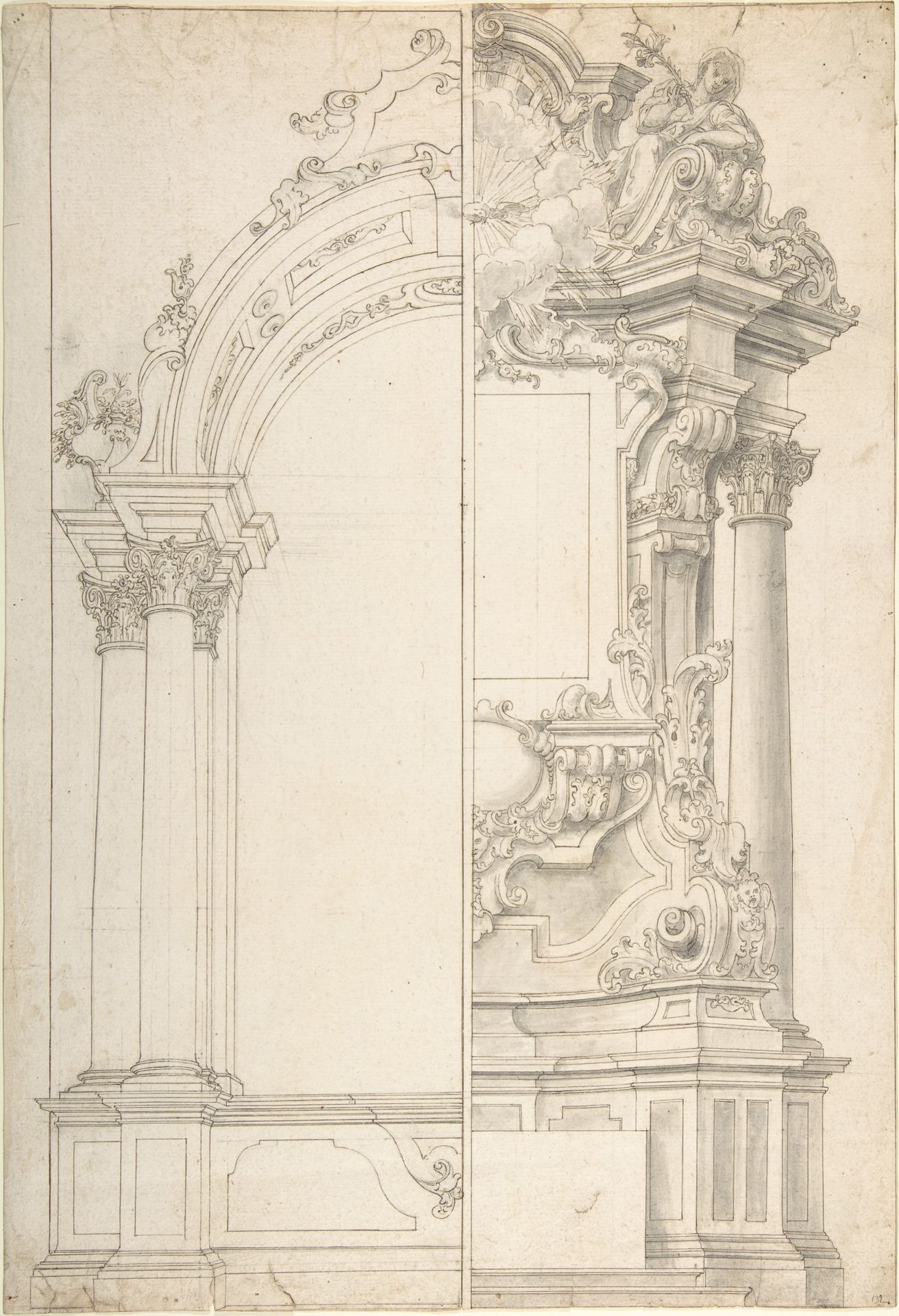 Two Alternate Designs for an Altar by Anonymous