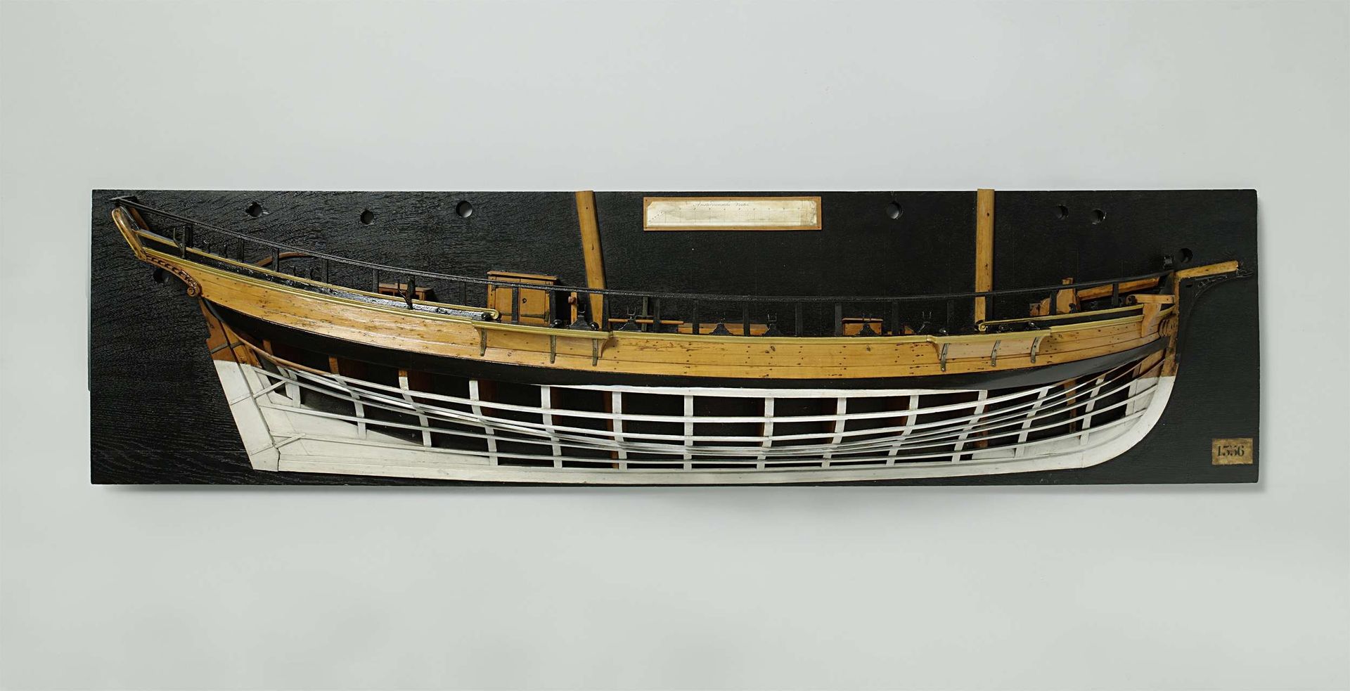 Half Model of a Schooner by Anonymous