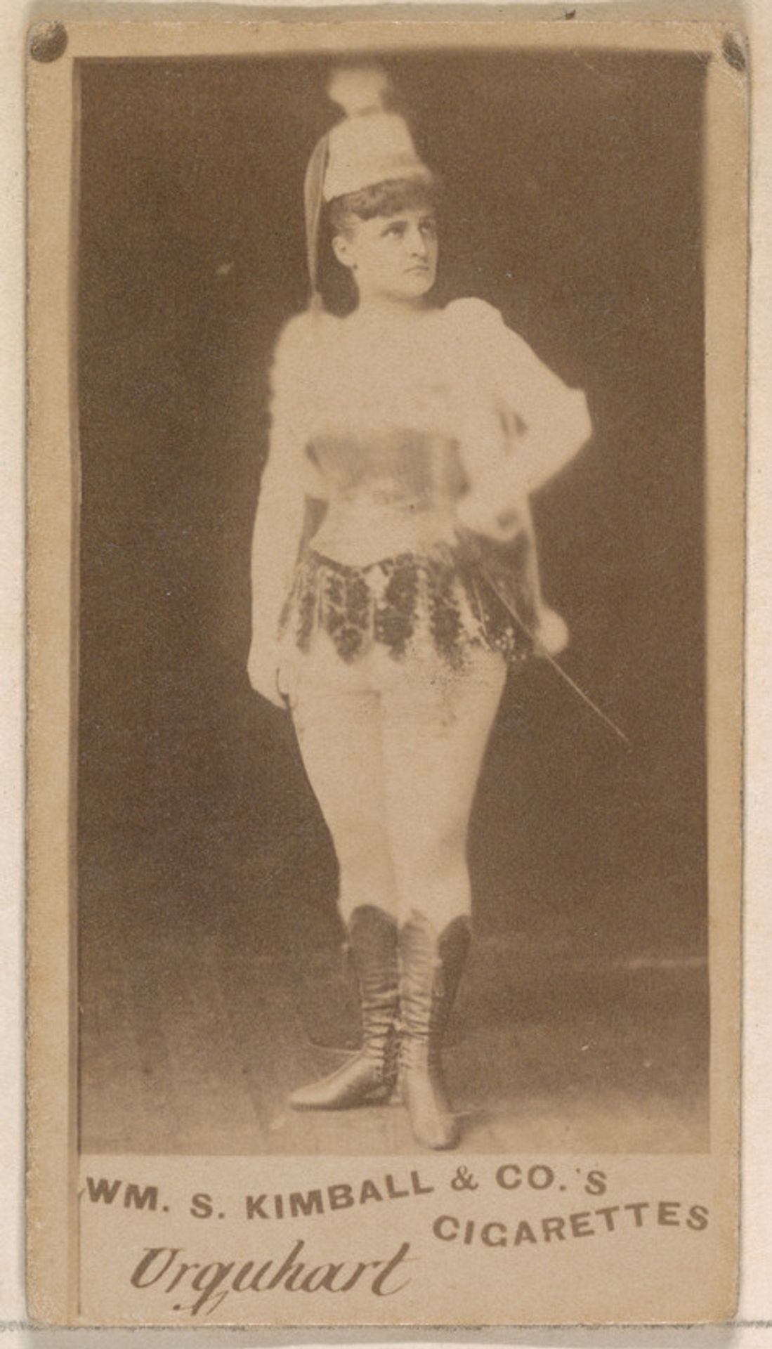 Miss Urquhart, from the Actresses series (N203) issued by Wm. S. Kimball & Co. by William S. Kimball & Company