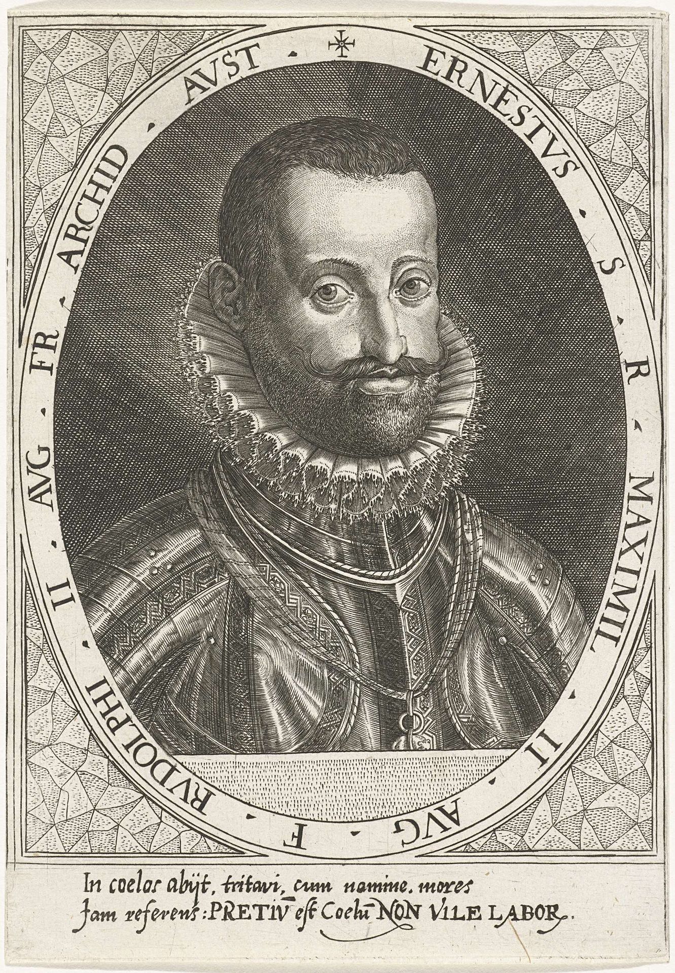 Portret van Ernst van Oostenrijk by Dominicus Custos