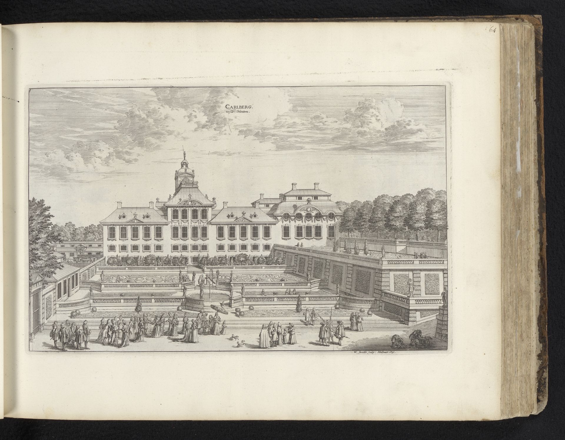Slot Karlberg, vanuit het oosten by Willem Swidde