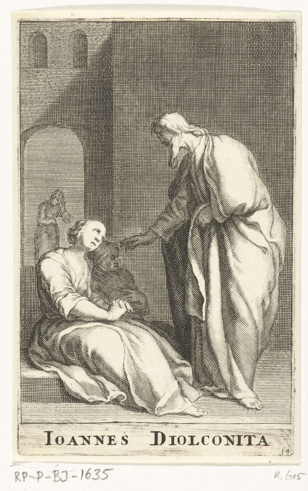 Heilige Johannes van Diolcus by Frederick Bloemaert