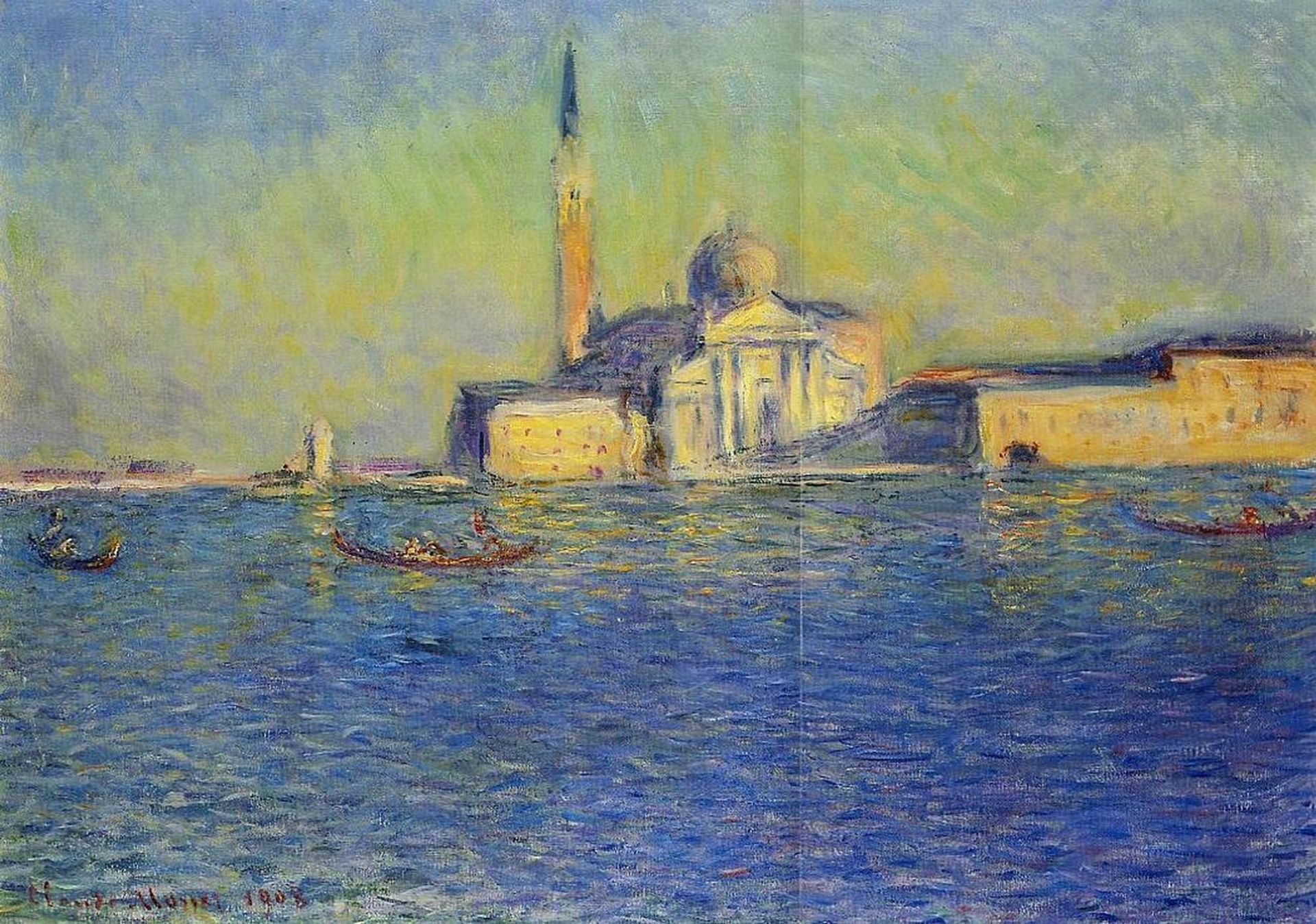 San Giorgio Maggiore by Claude Monet