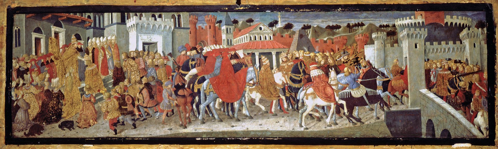 Frederick Iii and Leonora of Portugal in Rome by Lo Scheggia