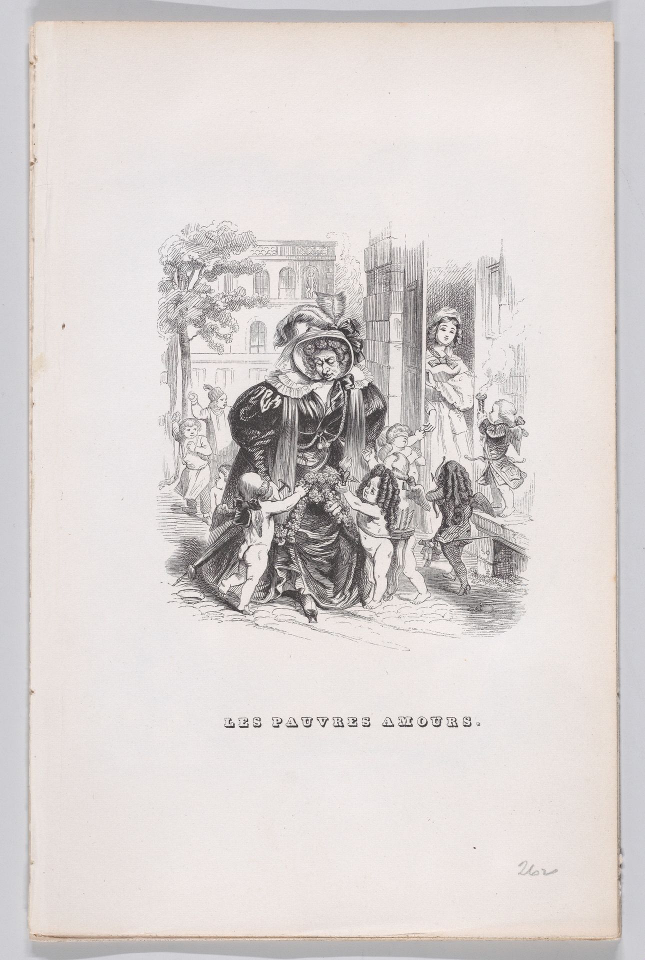 "The Poor Putti" from The Complete Works of Béranger by J. J. Grandville