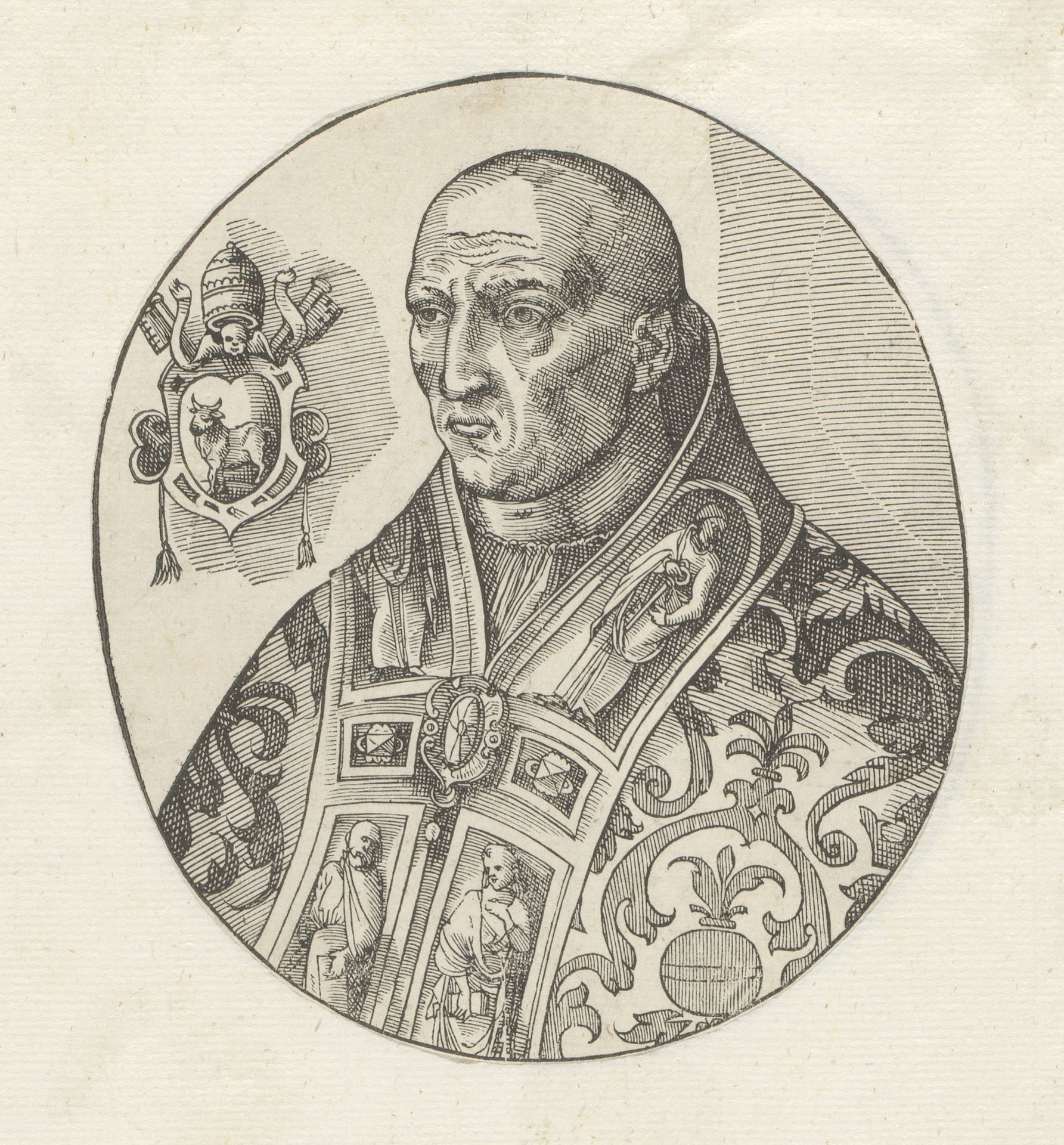 Portret van paus Calixtus III by Anonymous