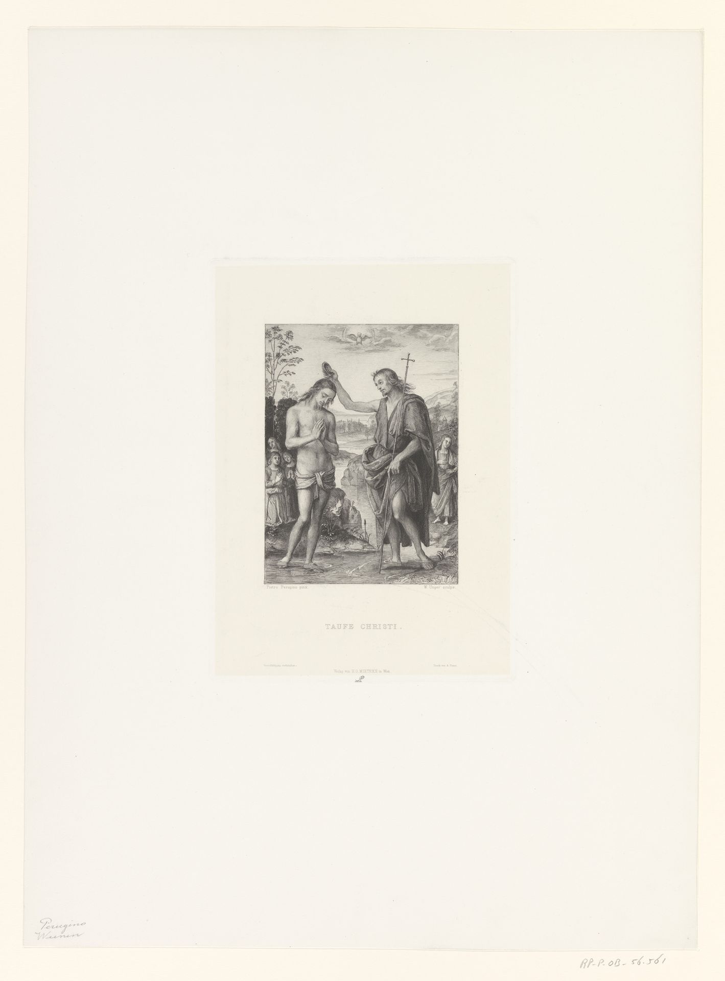 Doop van Christus by William Unger