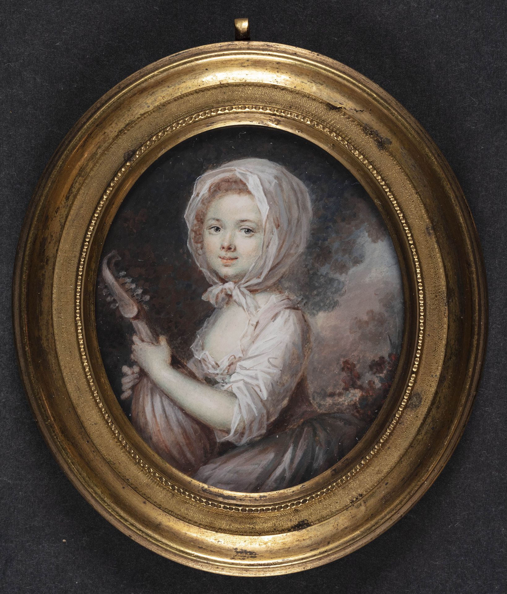Small Musical Roman Woman by Cornelius Høyer