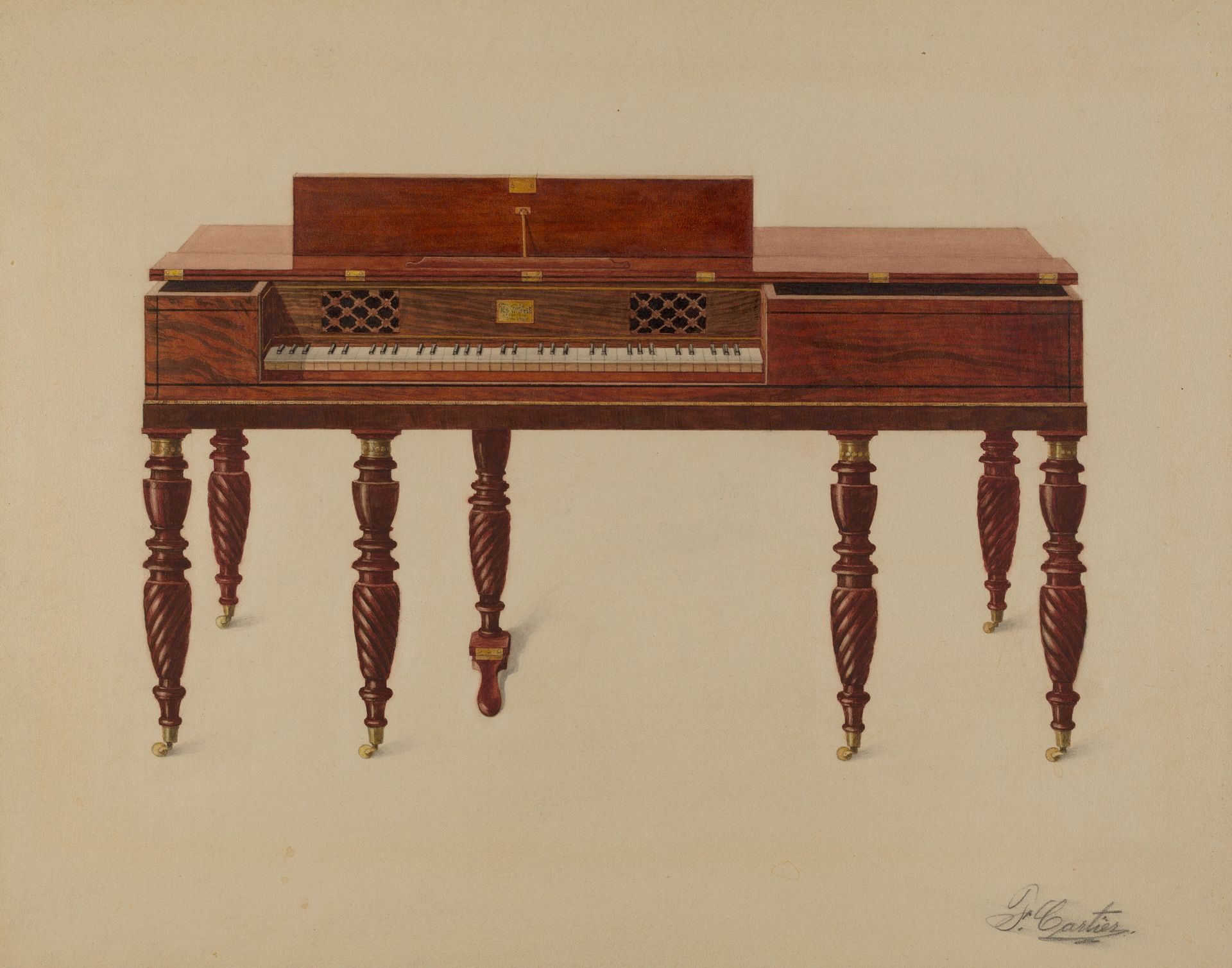 Piano Forte by Ferdinand Cartier