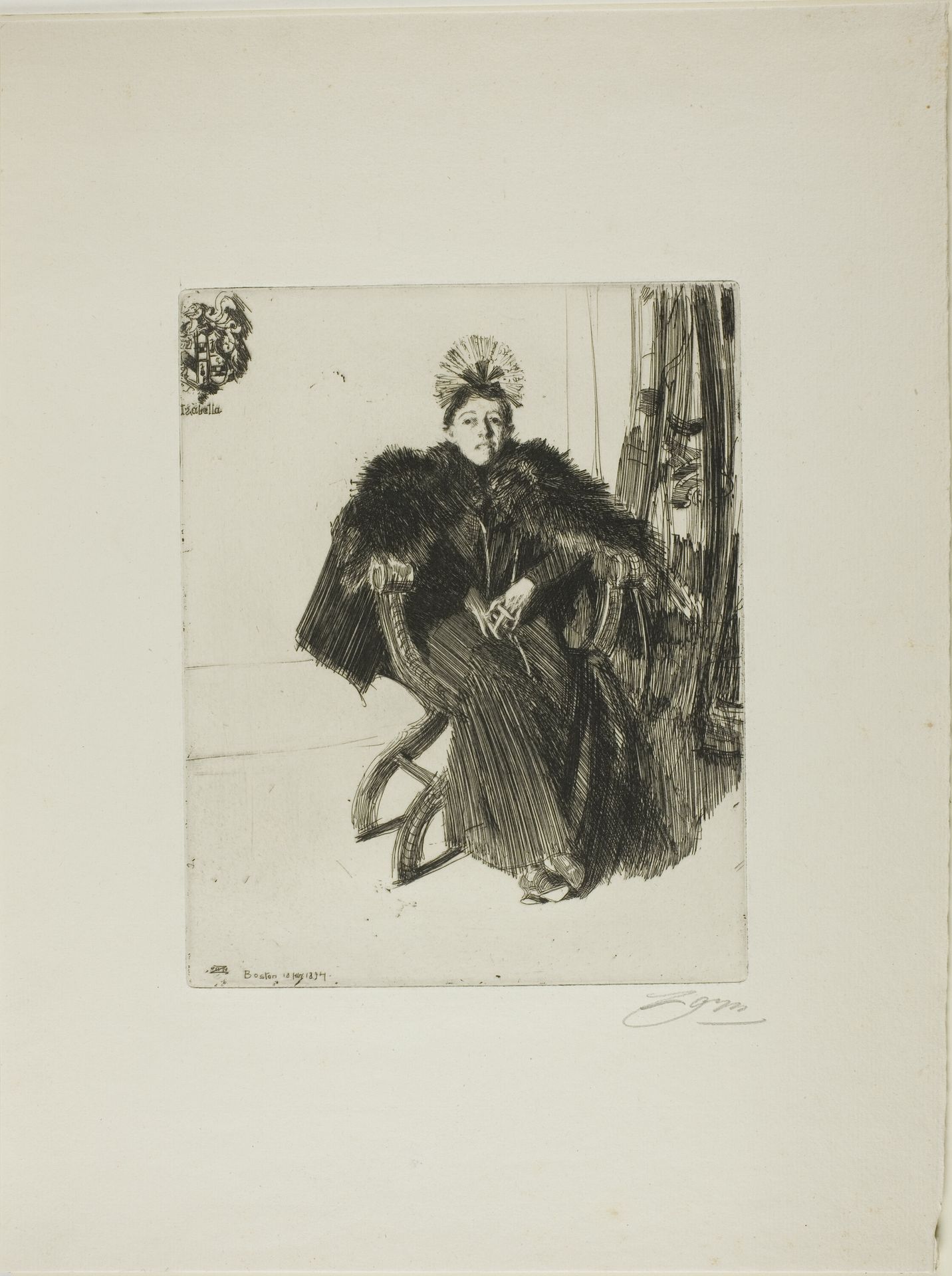 Isabella Gardener by Anders Zorn