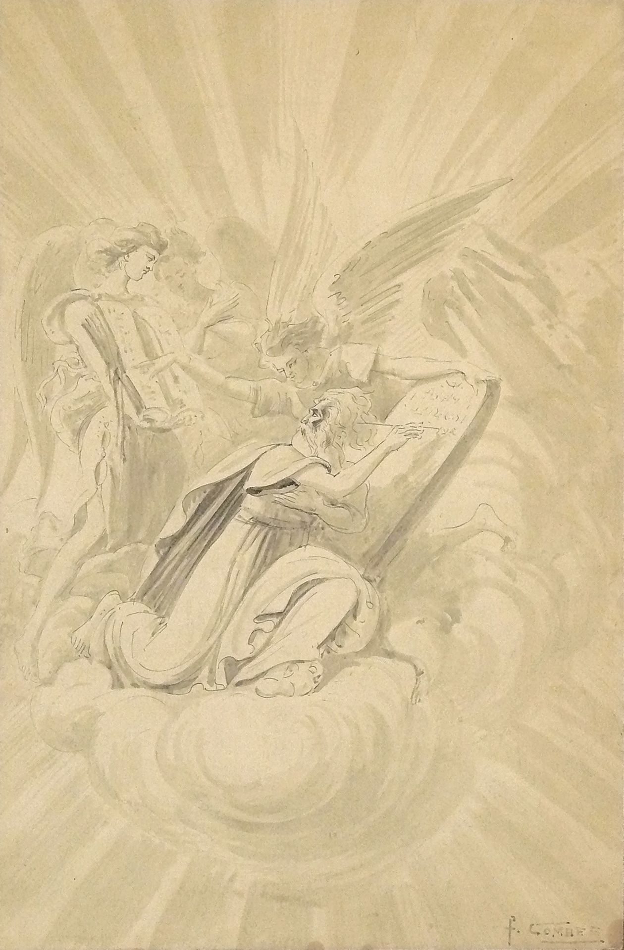 Scène Biblique (Moïse) by Fernand Combes