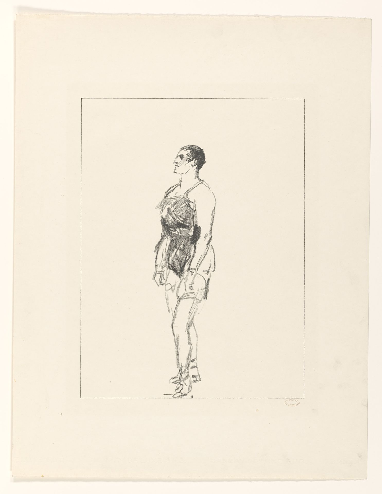 Worstelaar by Isaac Israels