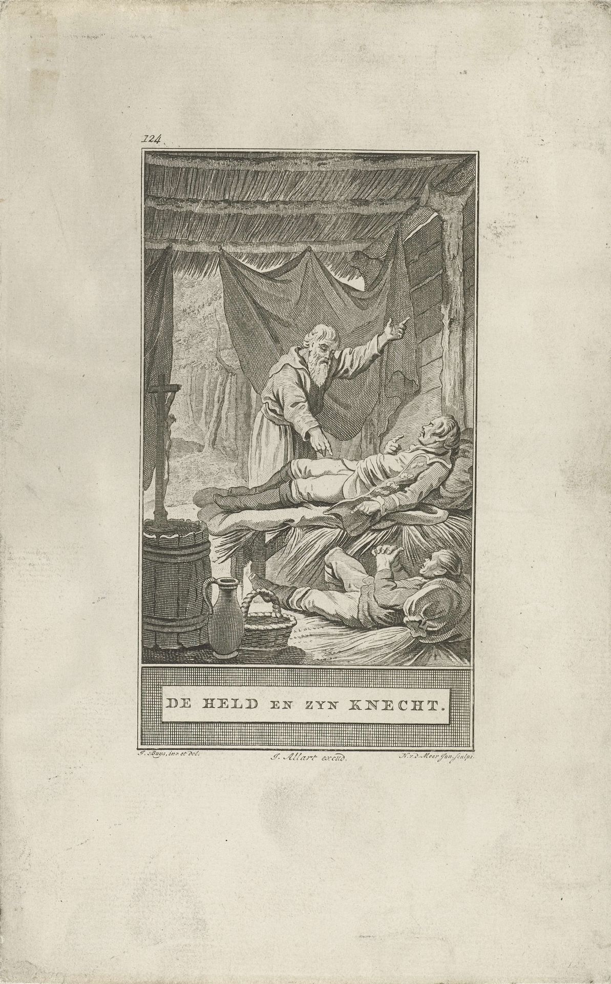 Krijgsheld en zijn knecht by Noach van der (II) Meer