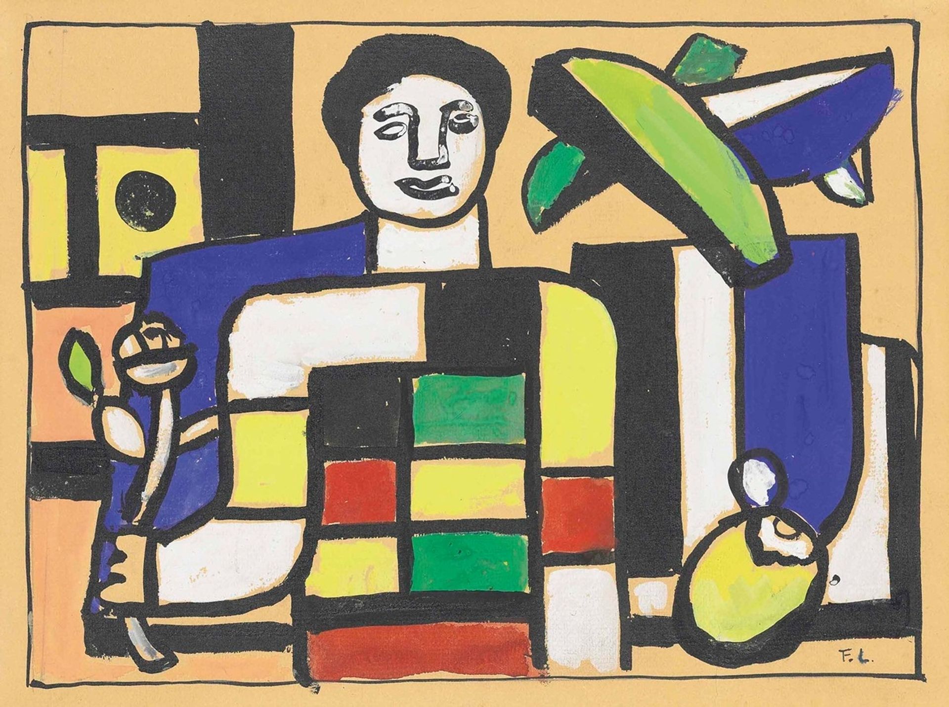 Buste de femme by Fernand Léger