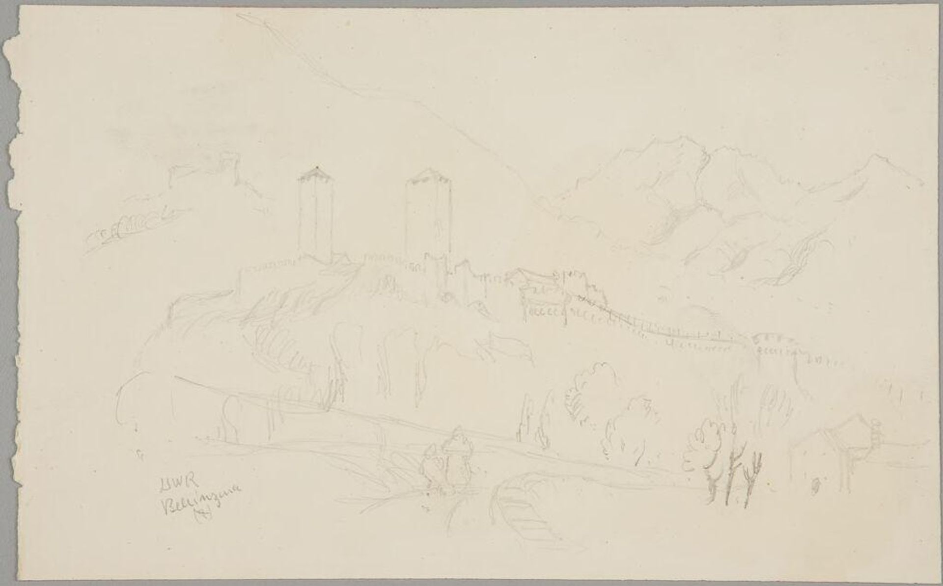 Landscape, Bellinzona, Switzerland by Denman Waldo Ross