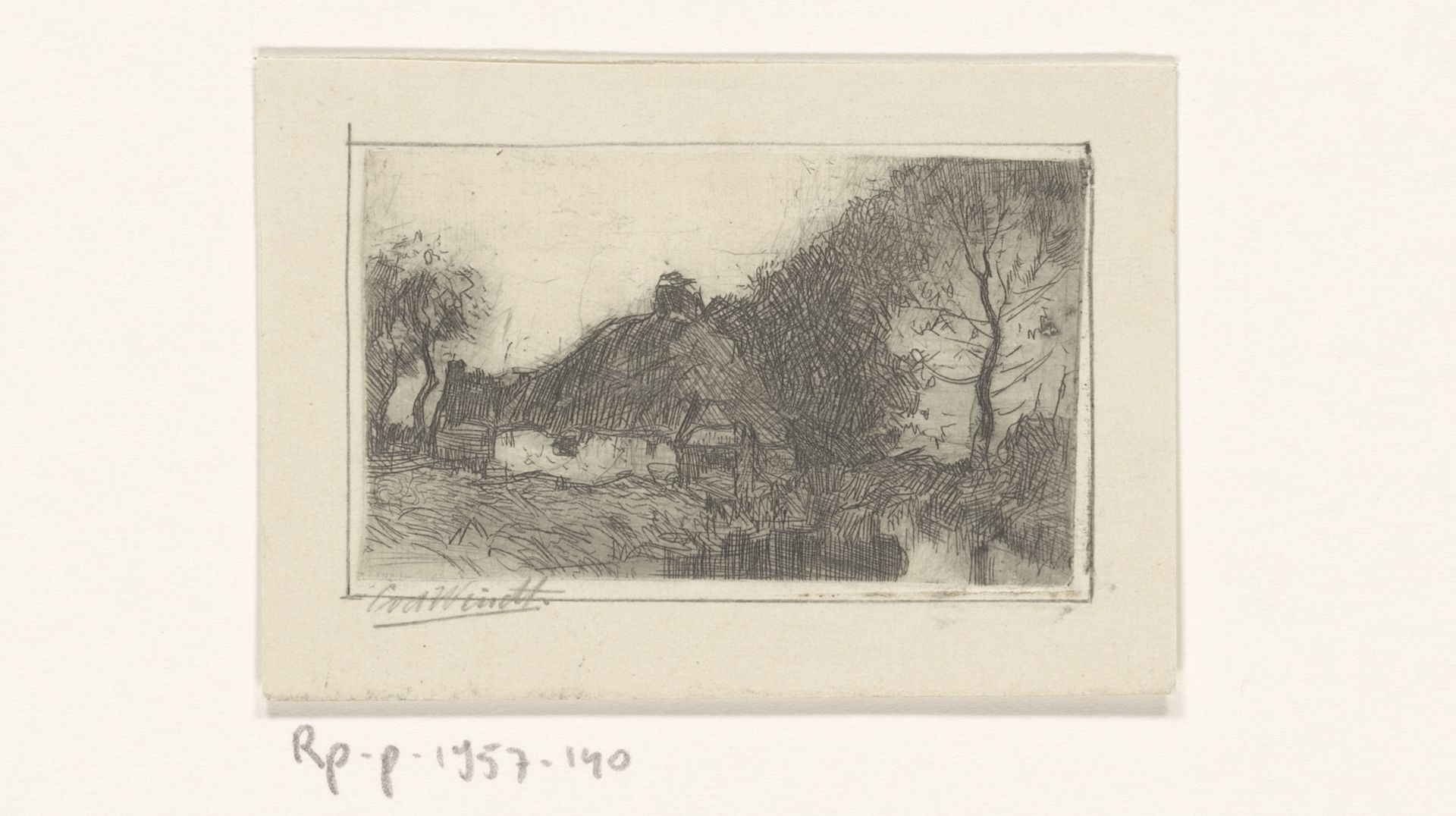 Boerderij aan een vaart by Chris van der Windt