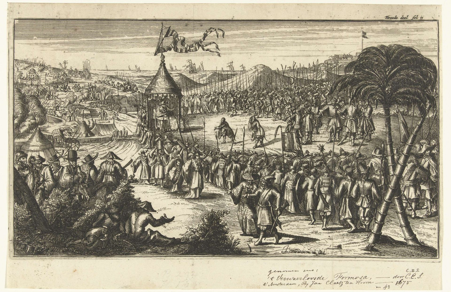 Dutch representatives appear before Koxinga by Johannes van Baden