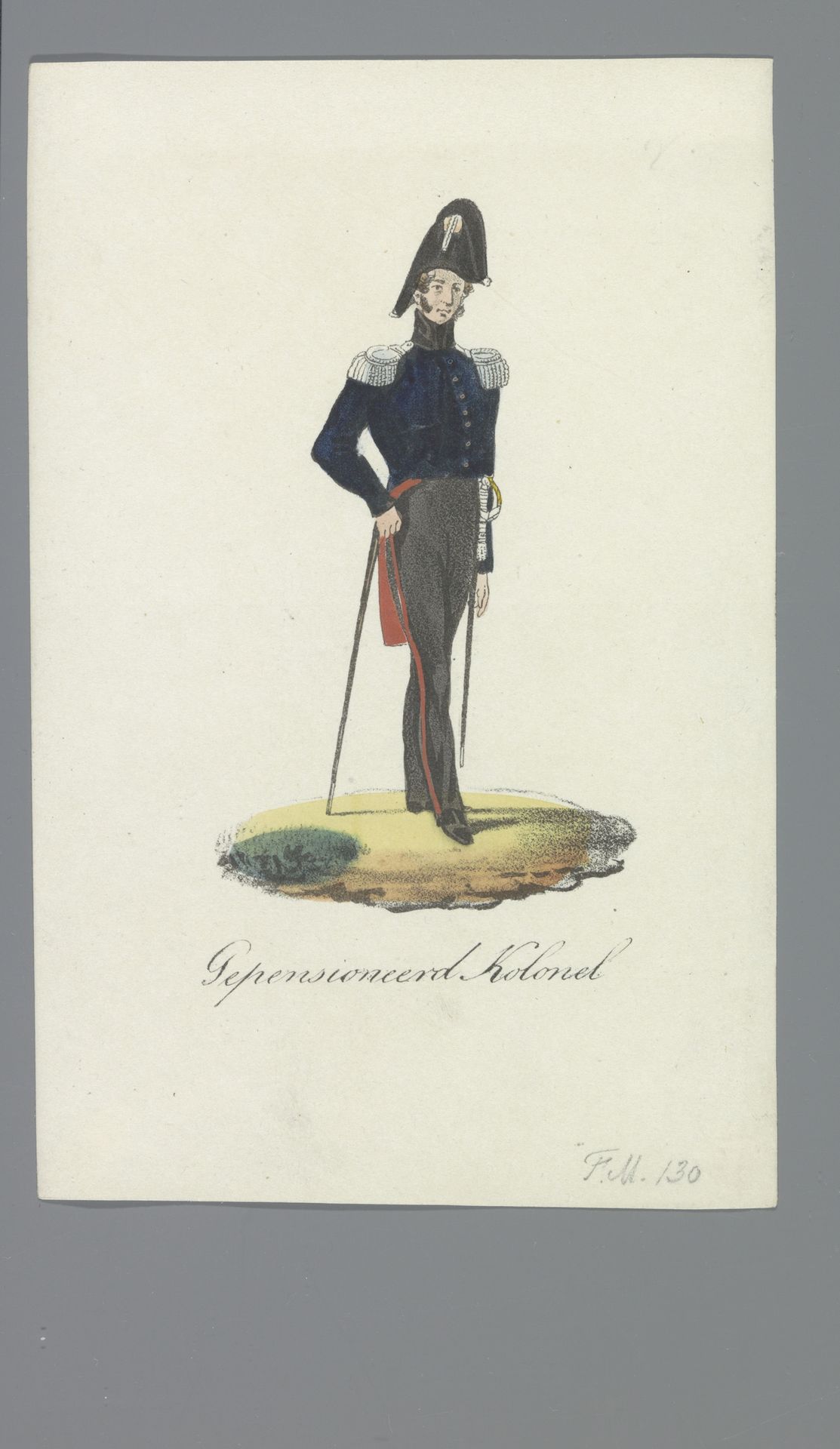 Gepensioneerd  Kolonel by Albertus Verhoesen