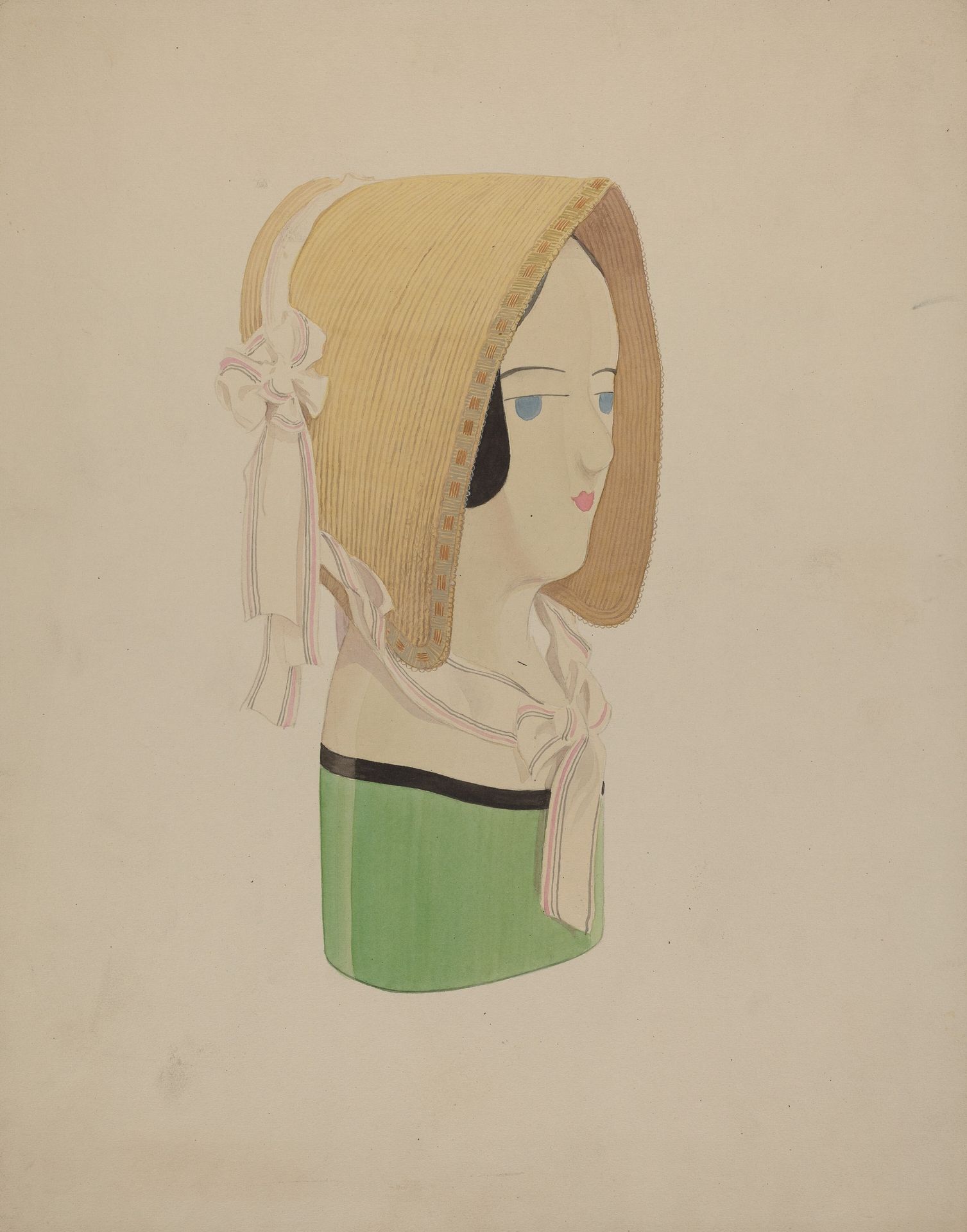 Hat Mannequin and Bonnet by Howard Weld