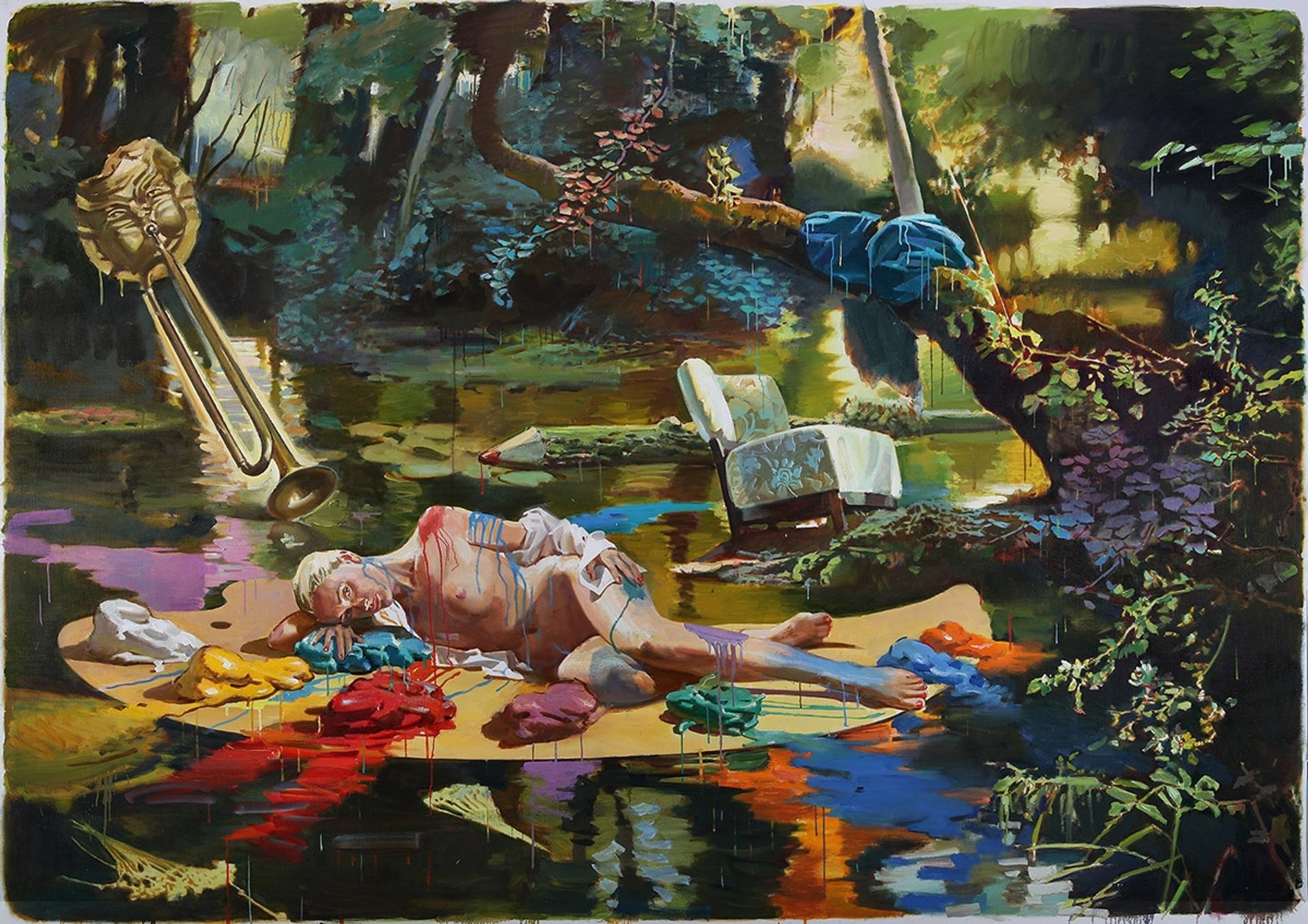 Girl on the Palette by Arsen Savadov