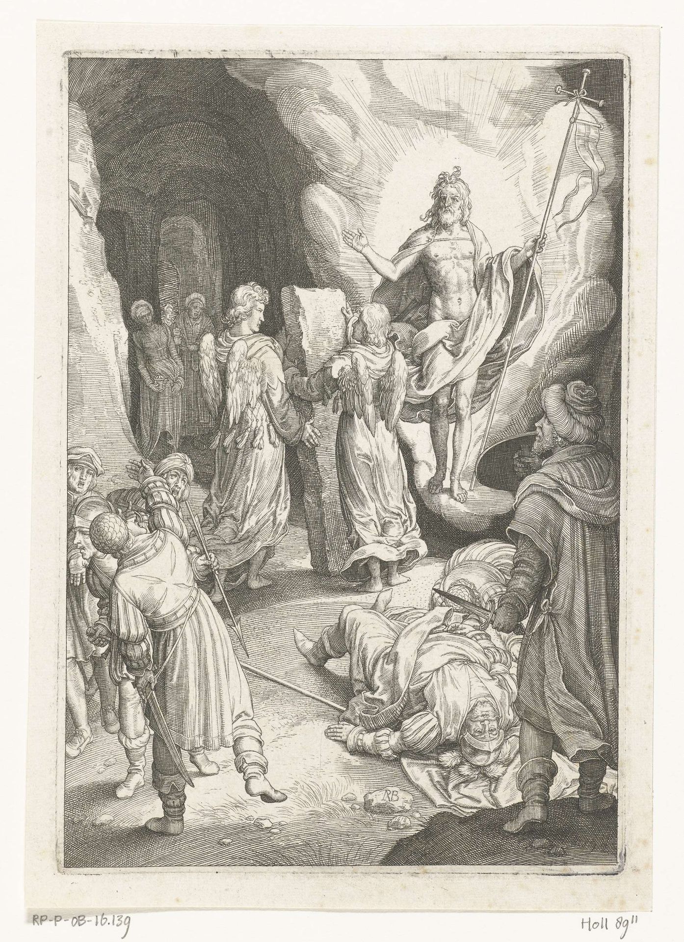 Opstanding van Christus by Nicolaes de Bruyn