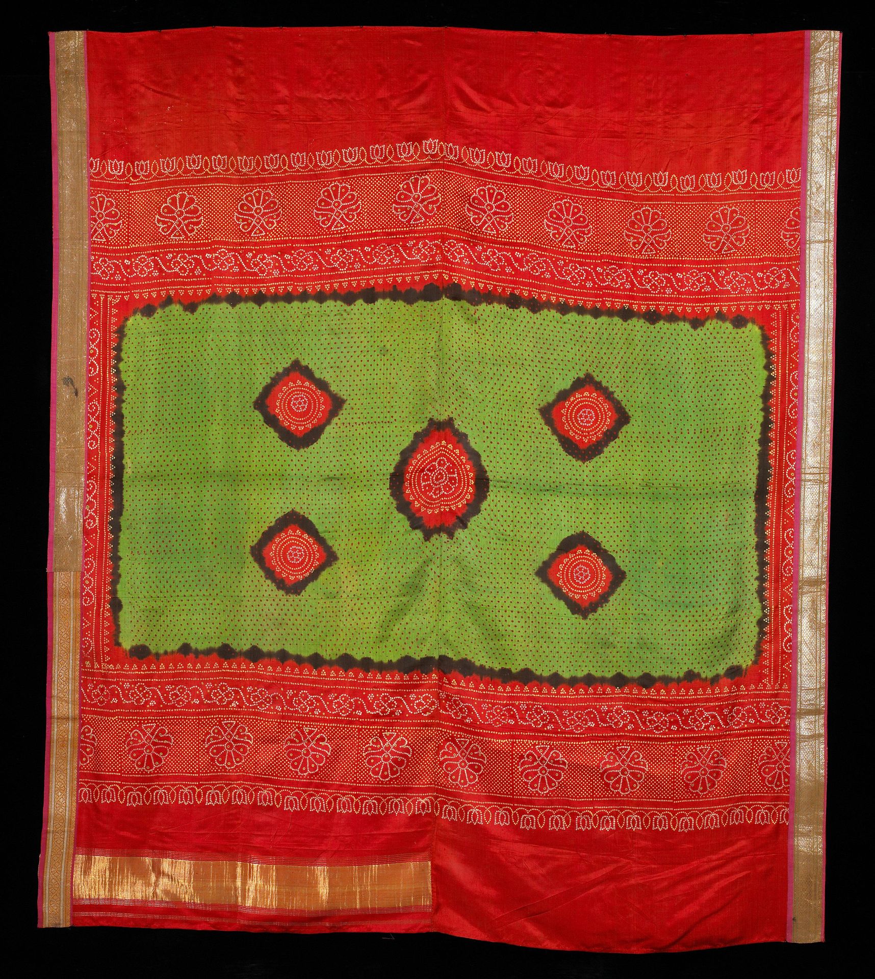 Inner wedding veil (Patori) by Anonymous