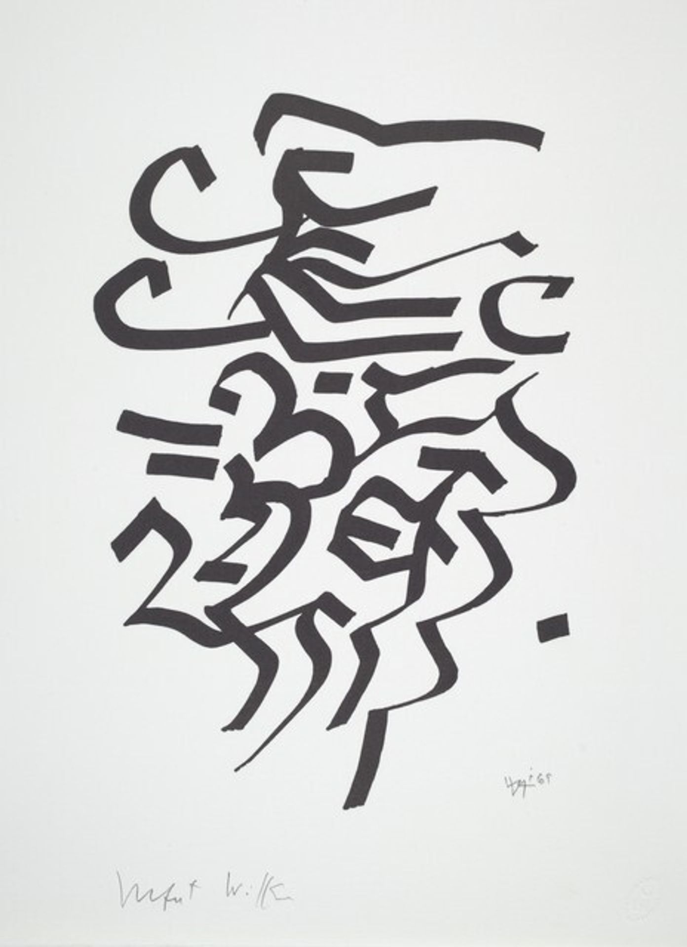 Calligraphy by Ulfert Wilke