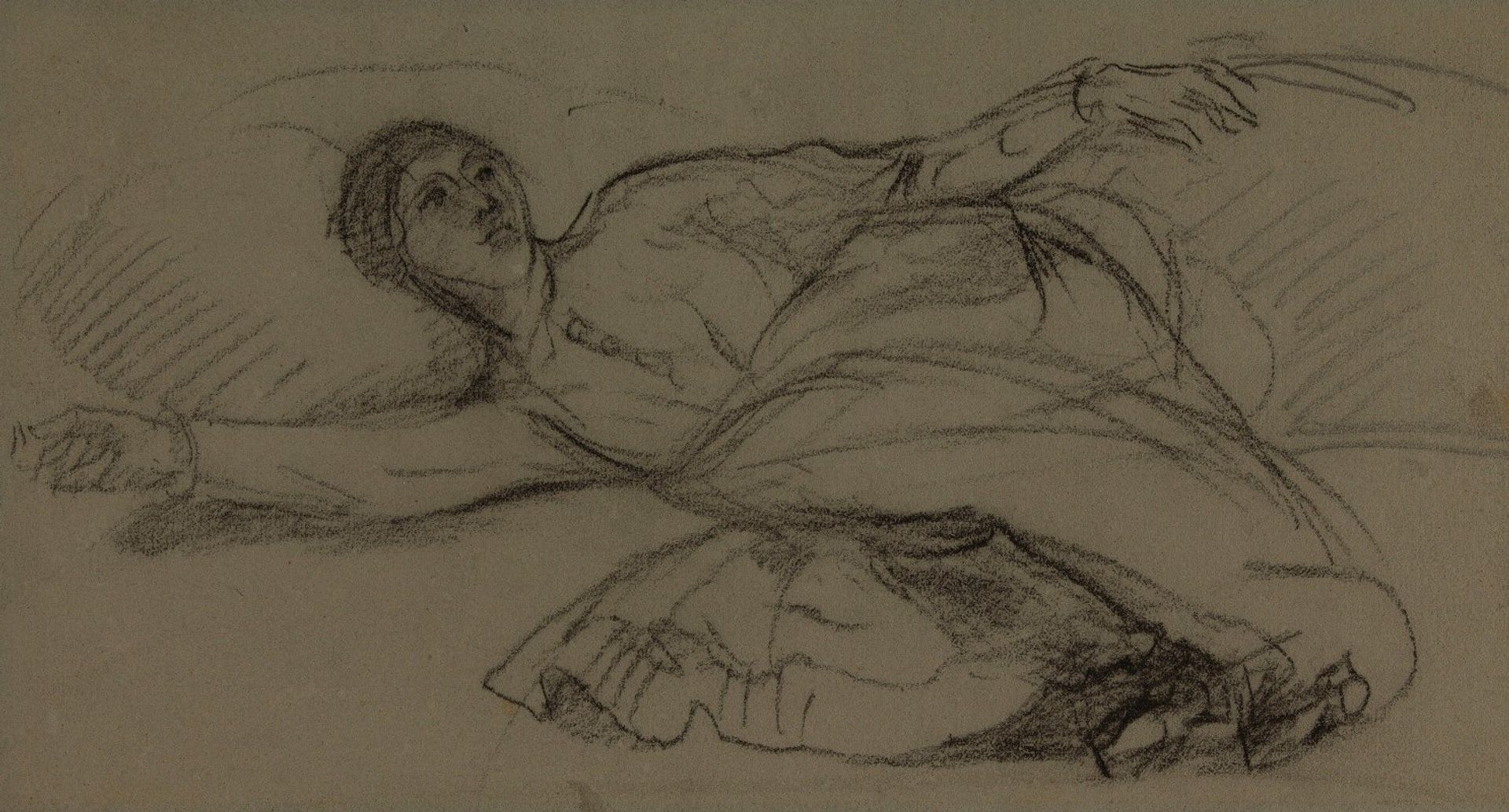 Femme allongée by Pierre Puvis de Chavannes