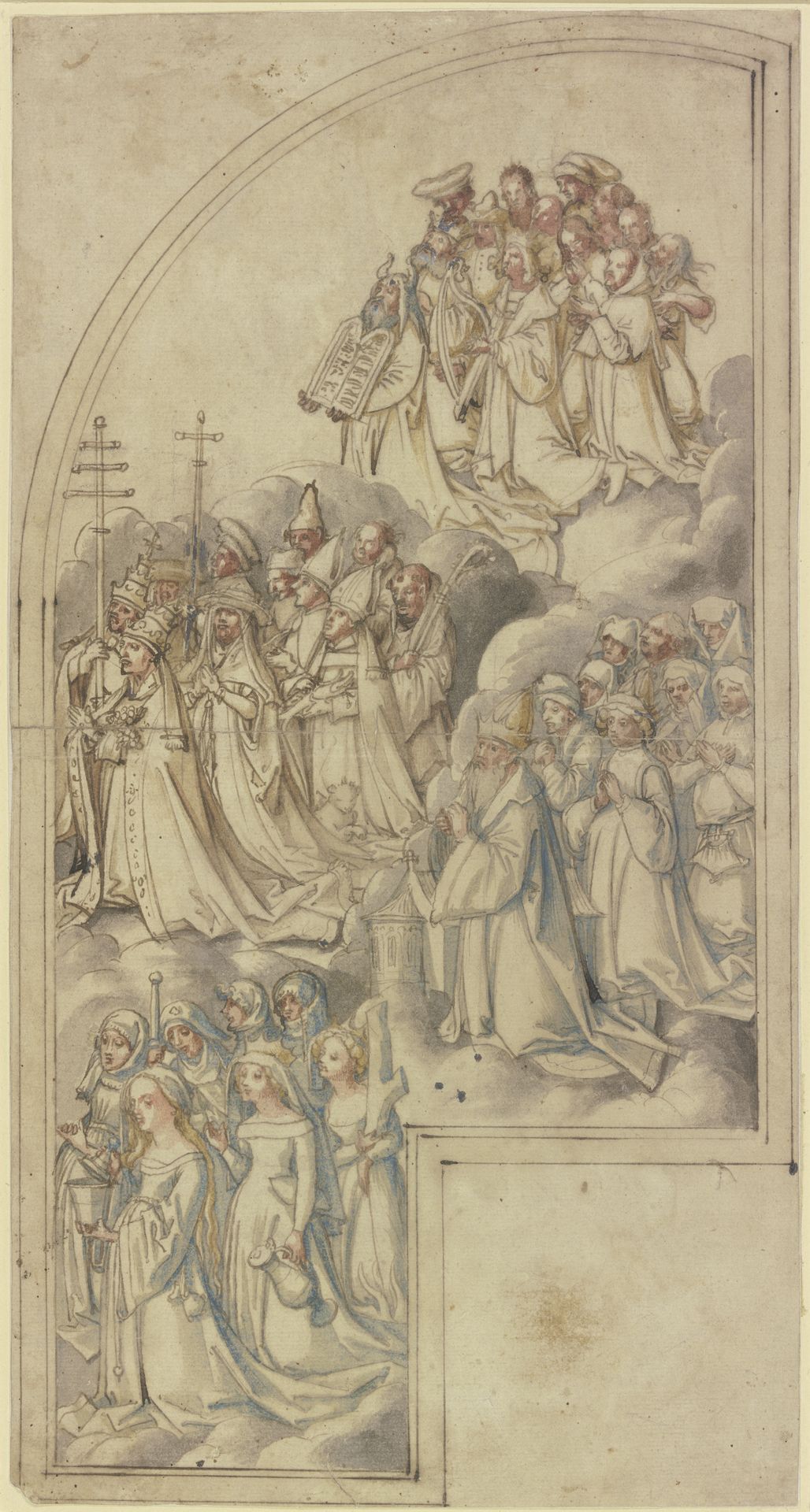 Innenseite des rechten Flügels eines Allerheiligenaltars by Hans Holbein the Elder