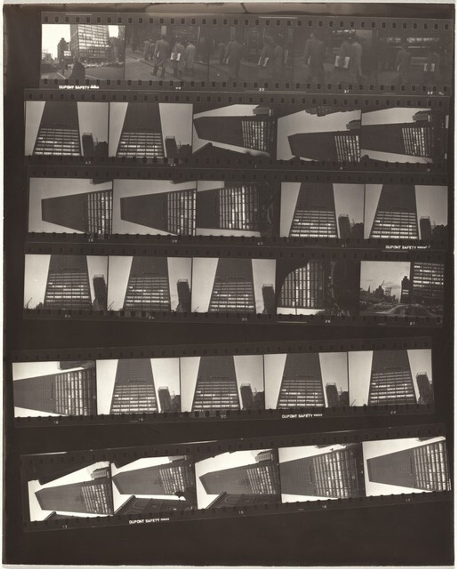 Buildings at night--New York City C by Robert Frank
