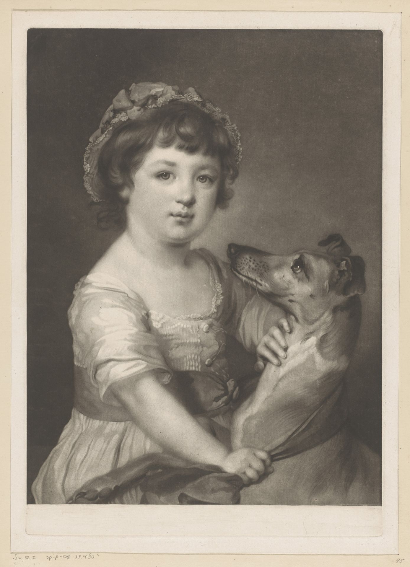 Portret van Frances Lascelles by James Watson