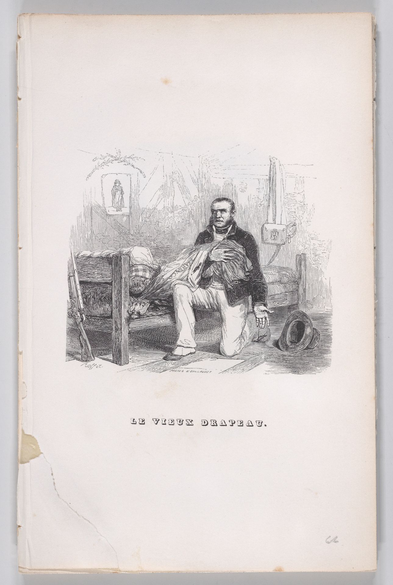 "The Old Flag" from The Complete Works of Béranger by J. J. Grandville