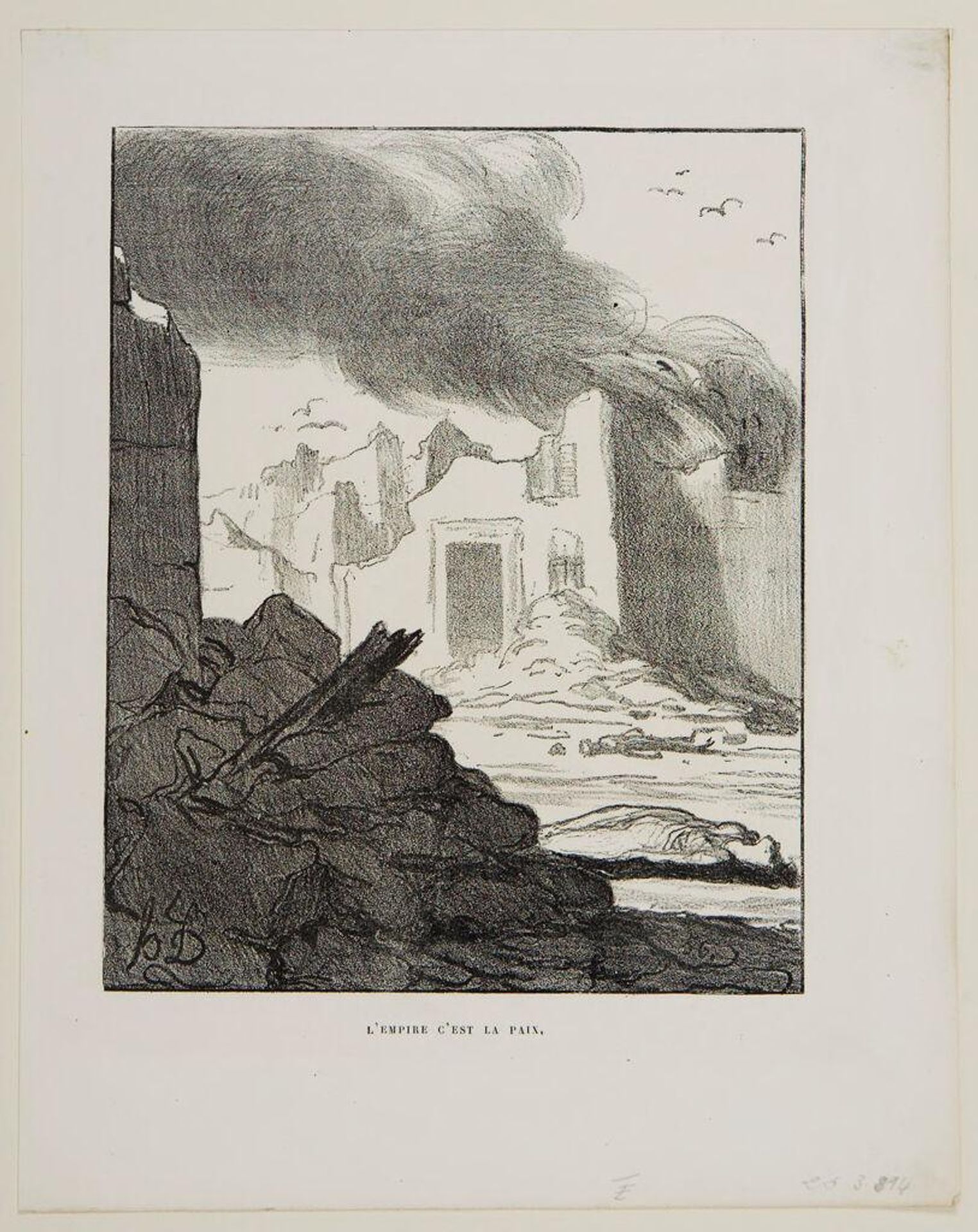 The Empire Means Peace by Honoré Daumier