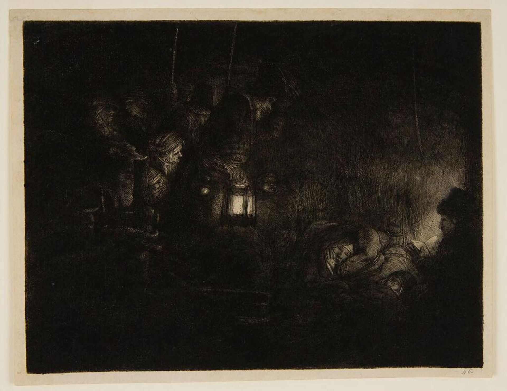 Adoration of the Shepherds: A Night Piece by Rembrandt van Rijn