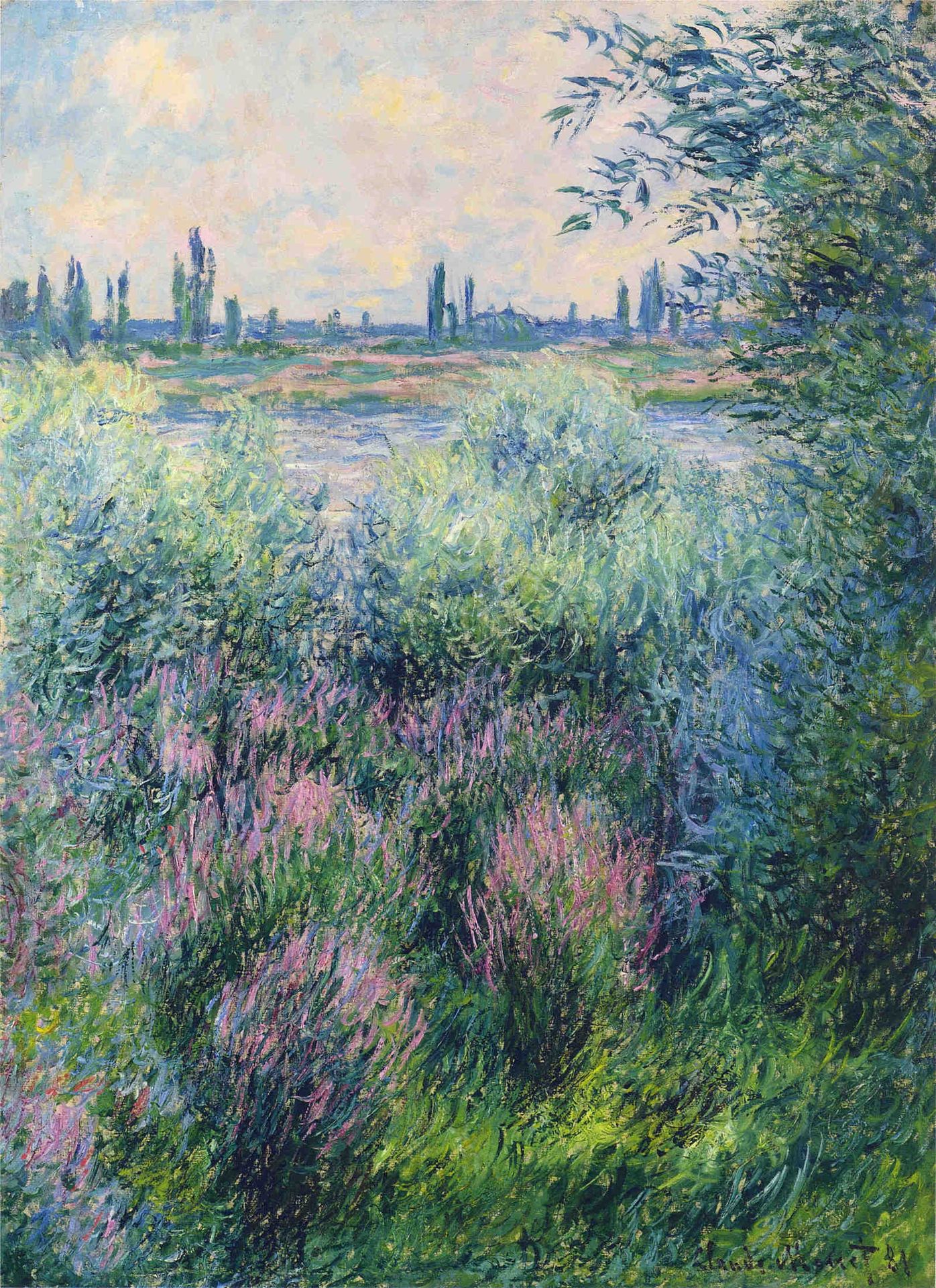 Spot on the Banks of the Seine by Claude Monet