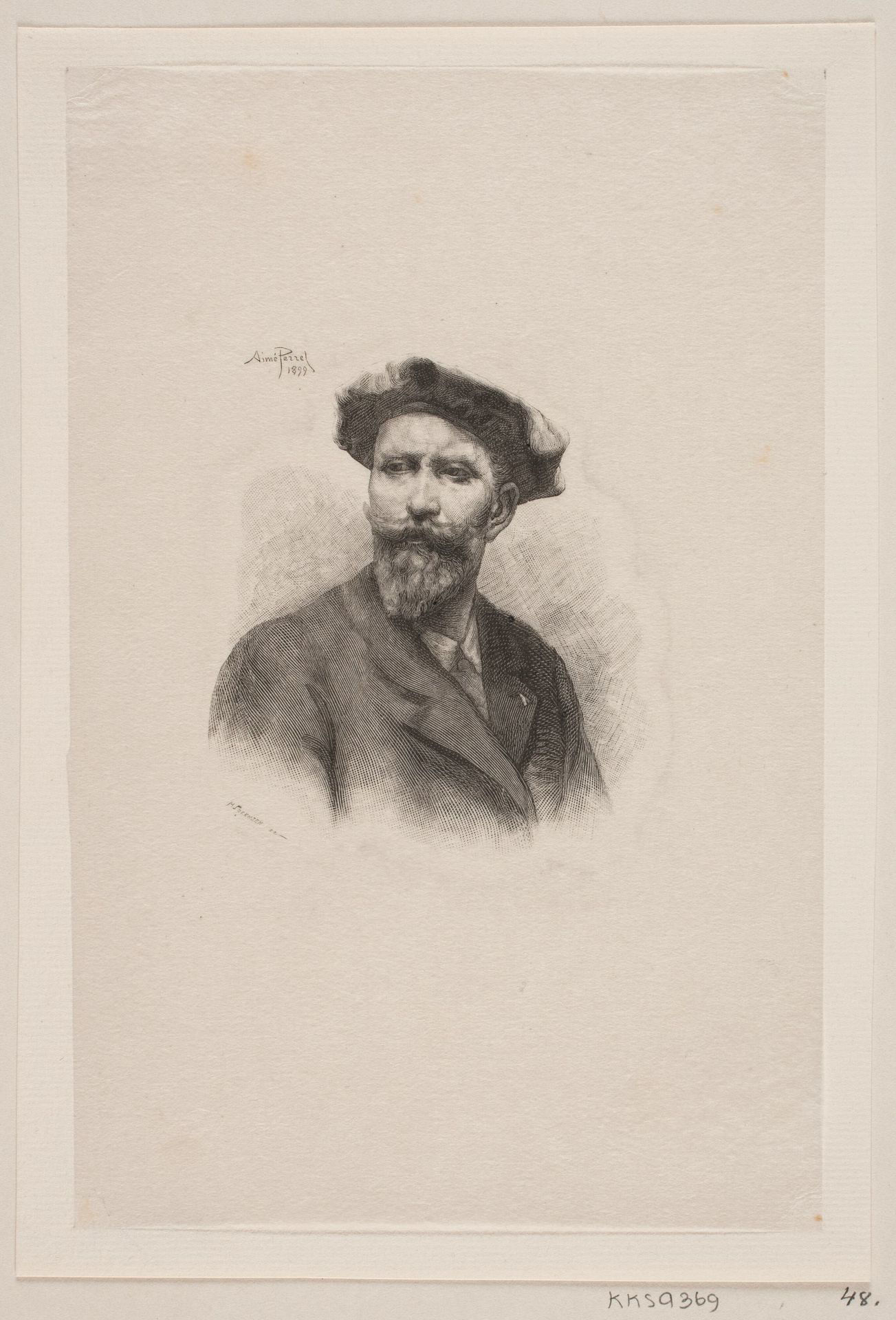 Portræt af Dupreé by Henrik Arnold Hamilkar Sørensen