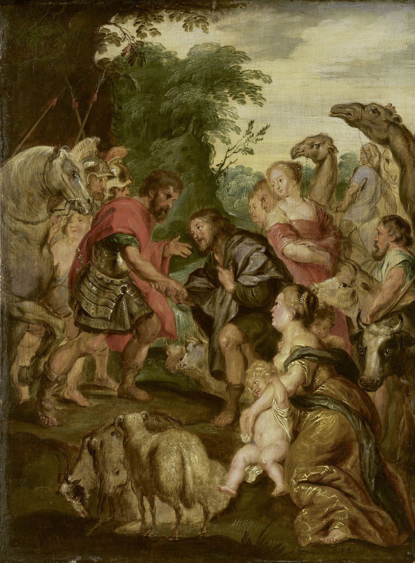 The Reconciliation Between Jacob and Esau by Peter Paul Rubens