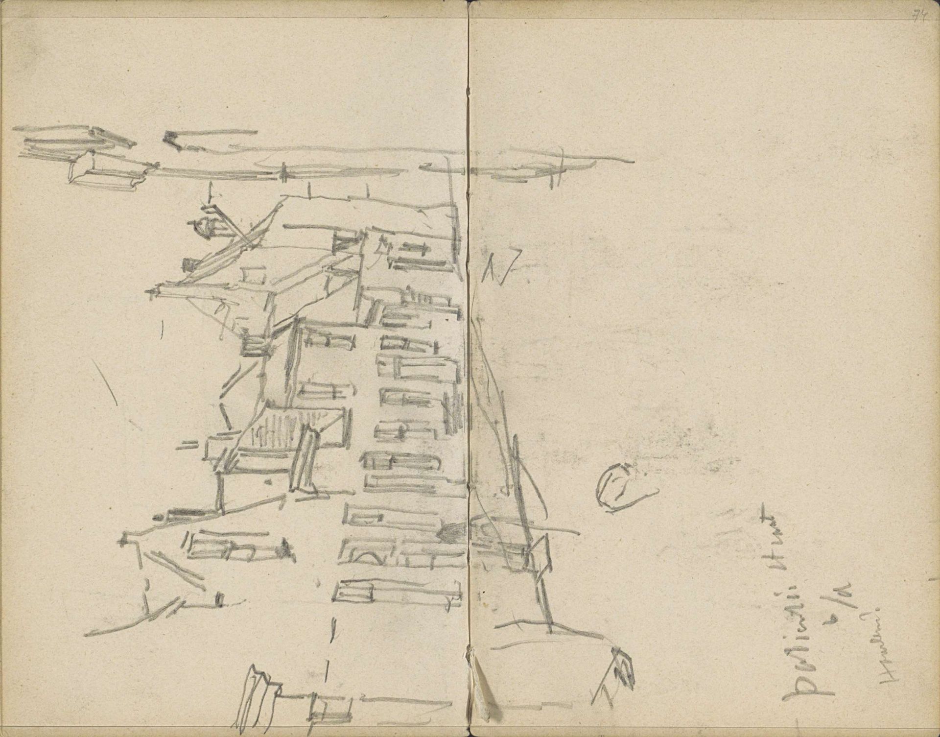 Gezicht op de Patiëntiestraat te Haarlem by George Hendrik Breitner