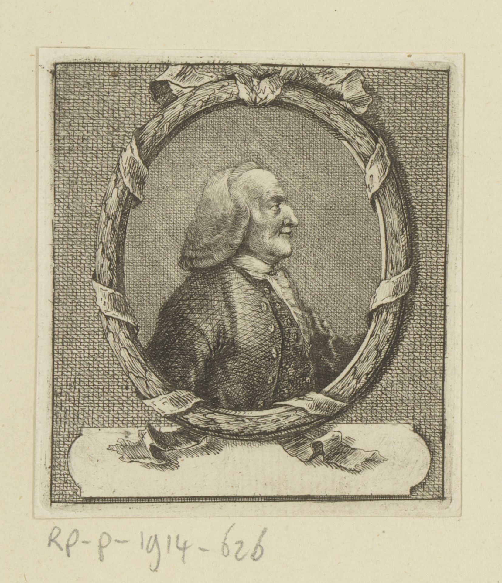 Portret van Heinrich Christian von Senckenberg by Johann Andreas Benjamin Nothnagel