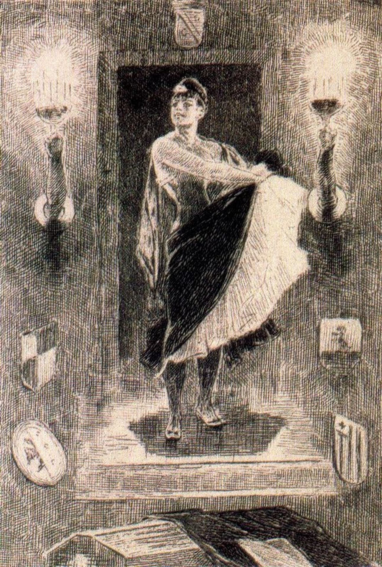 Illustration of 'Les Diaboliques' by Felicien Rops