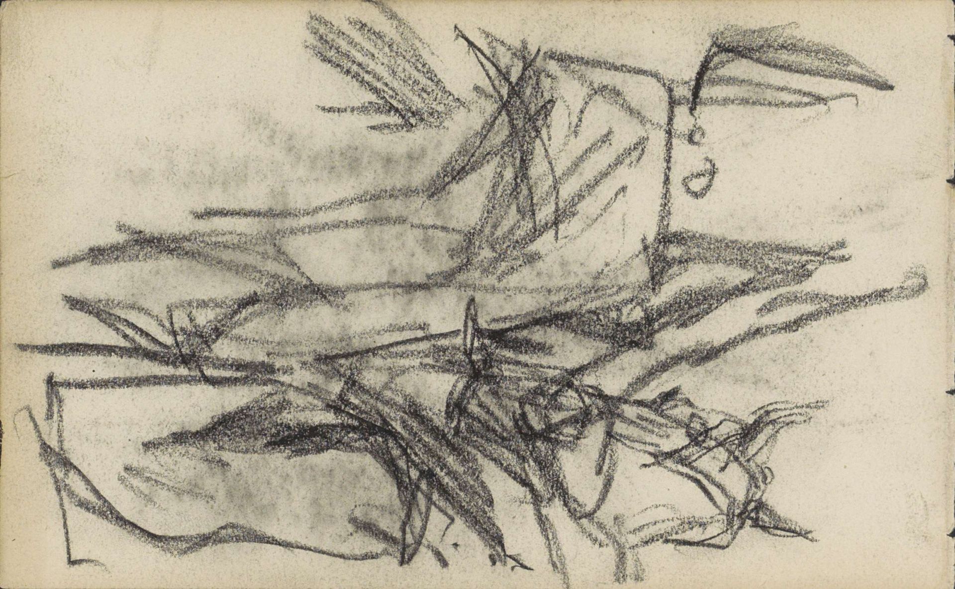 Twee paarden en een ruiter by George Hendrik Breitner