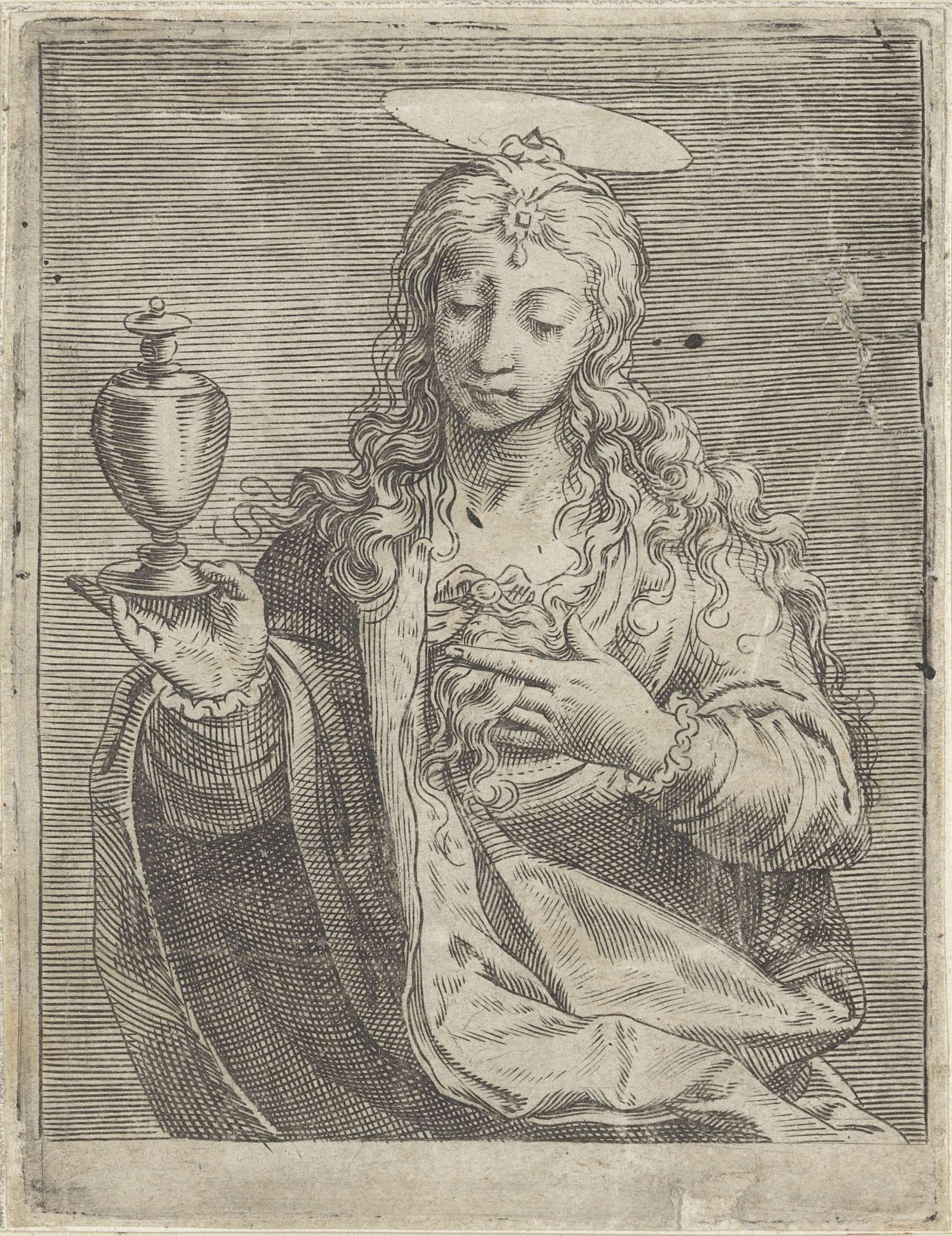 Maria Magdalena by Agostino Carracci