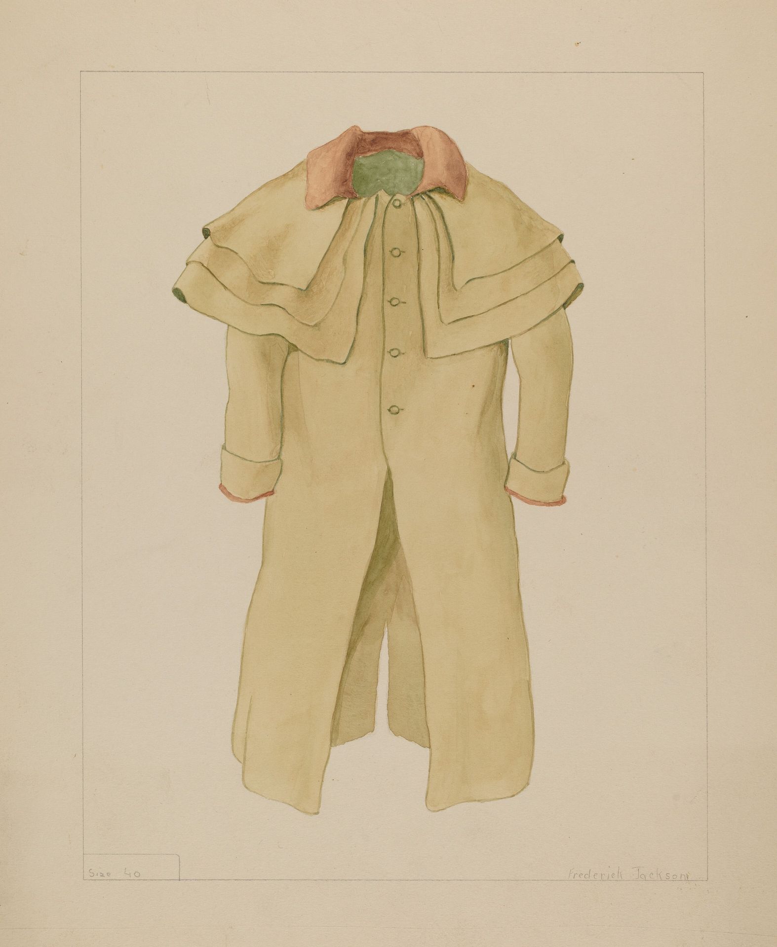 Man's Great Coat by Frederick Jackson