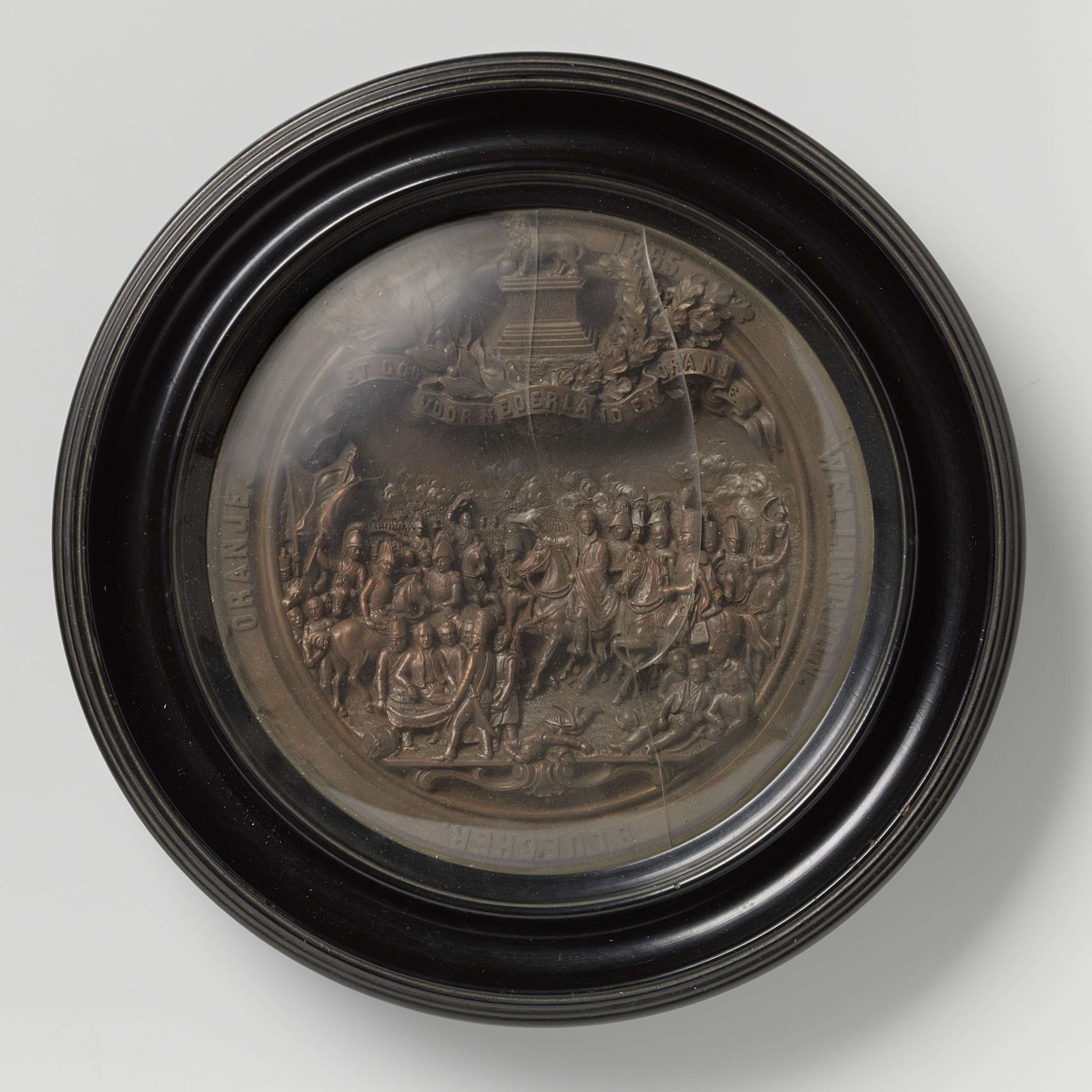 Slag bij Waterloo naar Pieneman by Albertus Willem Sijthoff