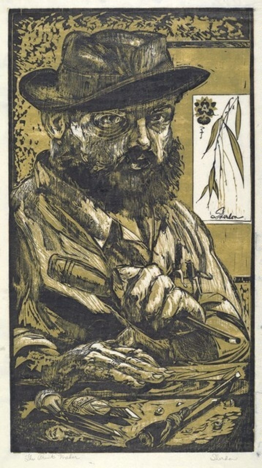 The Print Maker by Clarence E. Sherdon