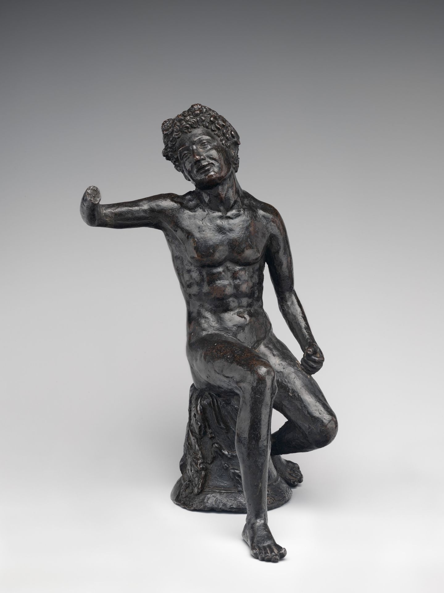 Seated Faun by Andrea Briosco, called Riccio